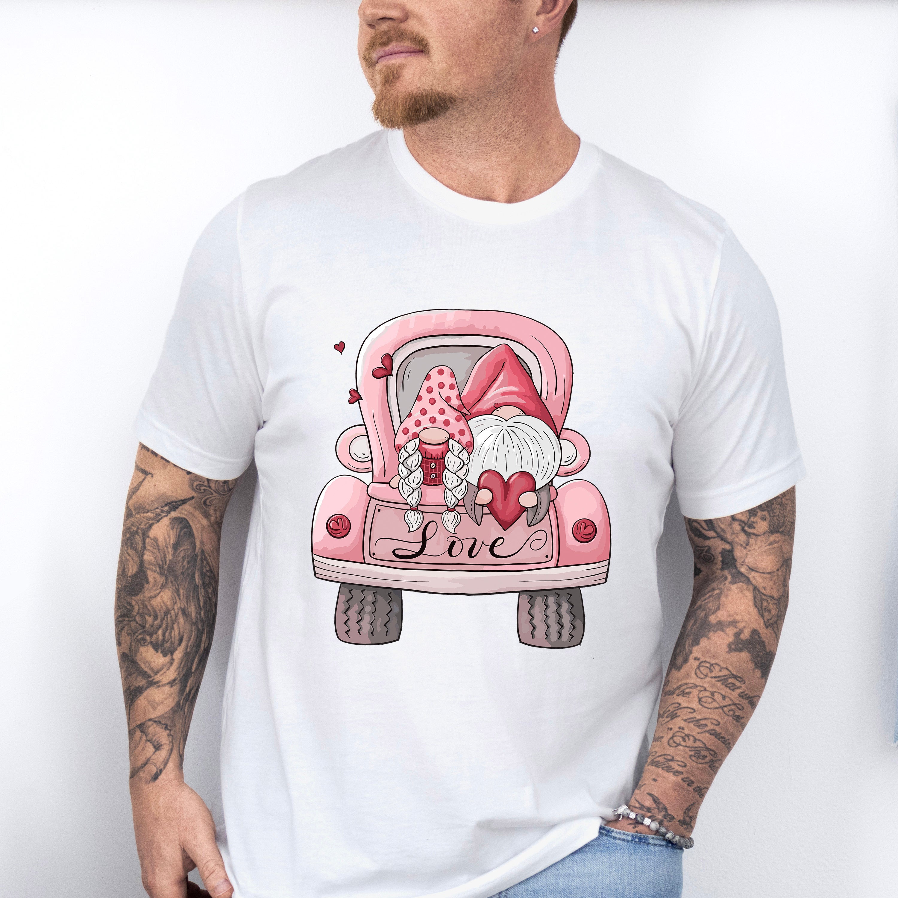 Gnome Love Valentines Theme T-shirt, Hoodie, Sweatshirt