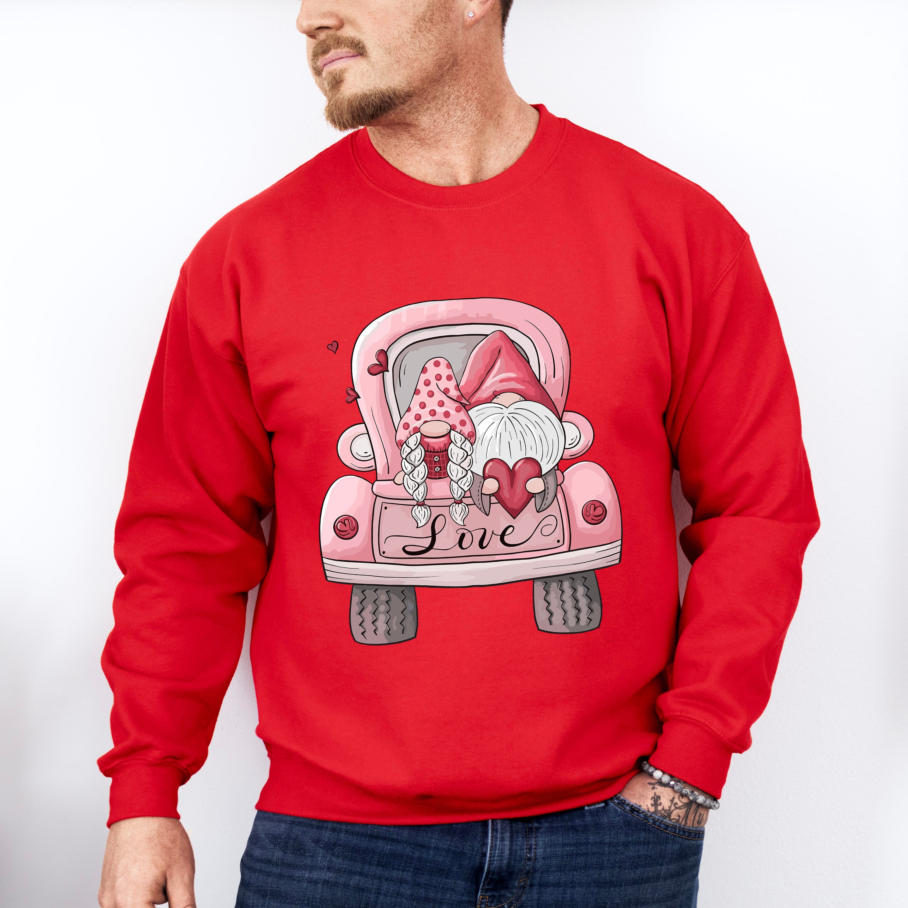 Gnome Love Valentines Theme T-shirt, Hoodie, Sweatshirt