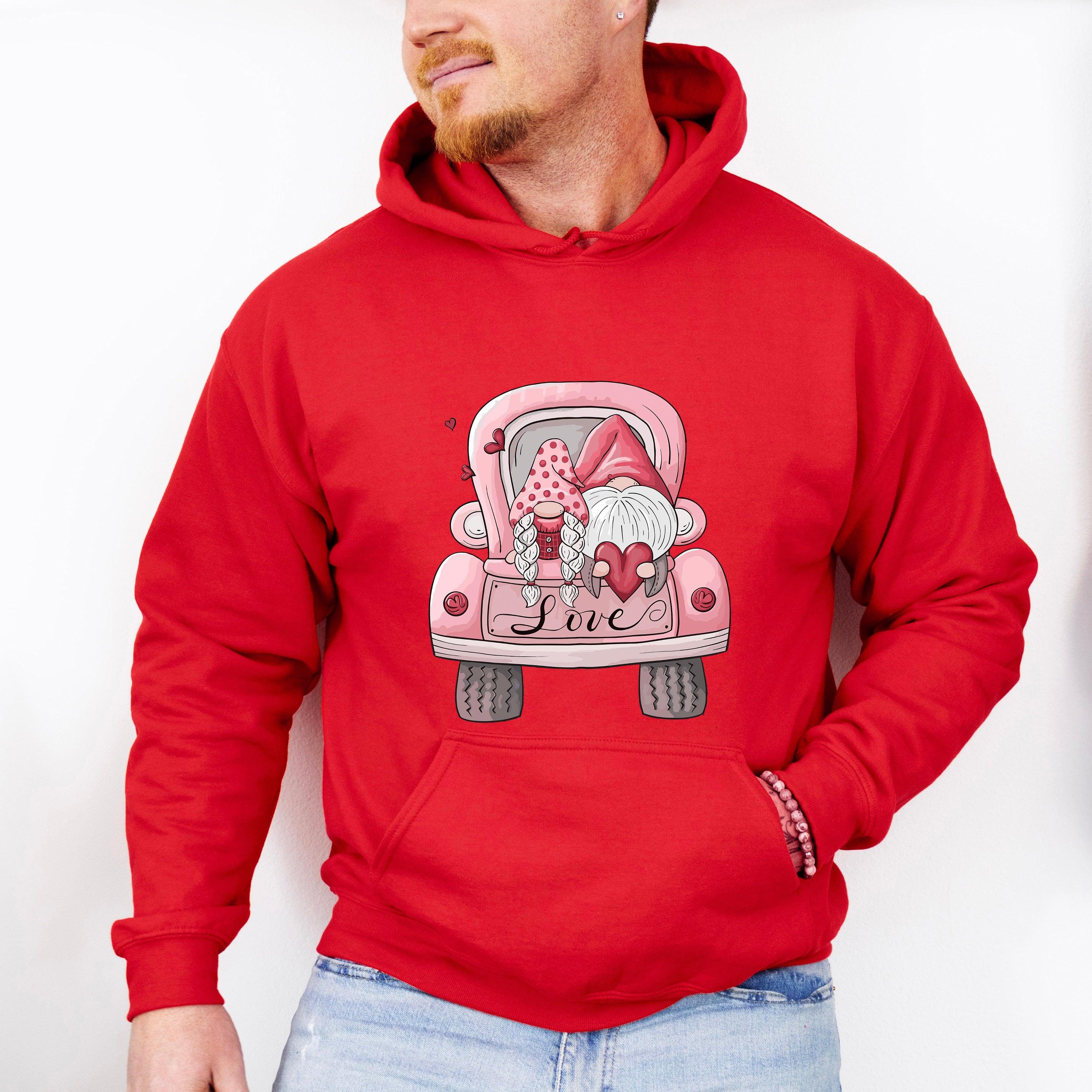Gnome Love Valentines Theme T-shirt, Hoodie, Sweatshirt