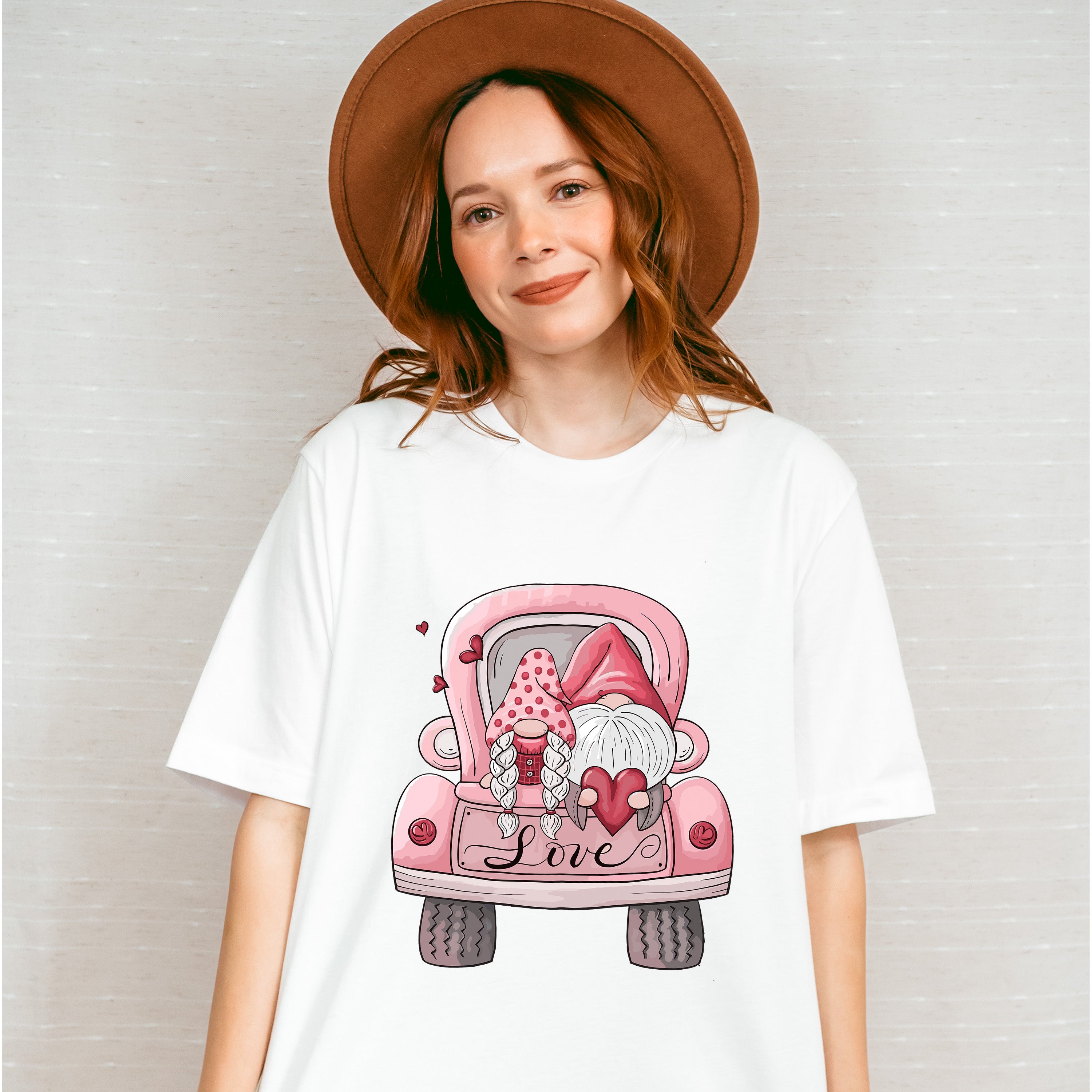 Gnome Love Valentines Theme T-shirt, Hoodie, Sweatshirt