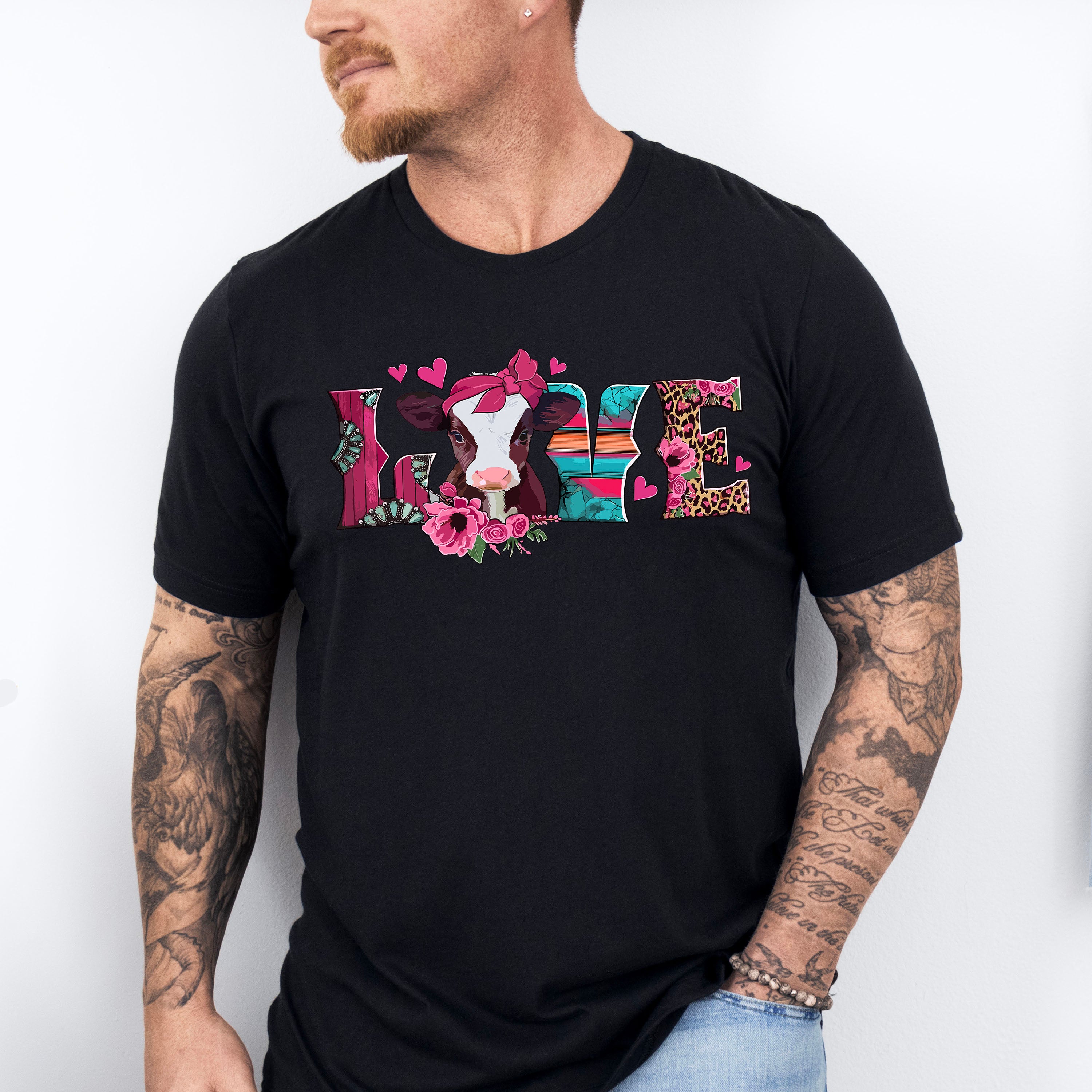 Love Cow Valentines Theme T-shirt, Hoodie, Sweatshirt