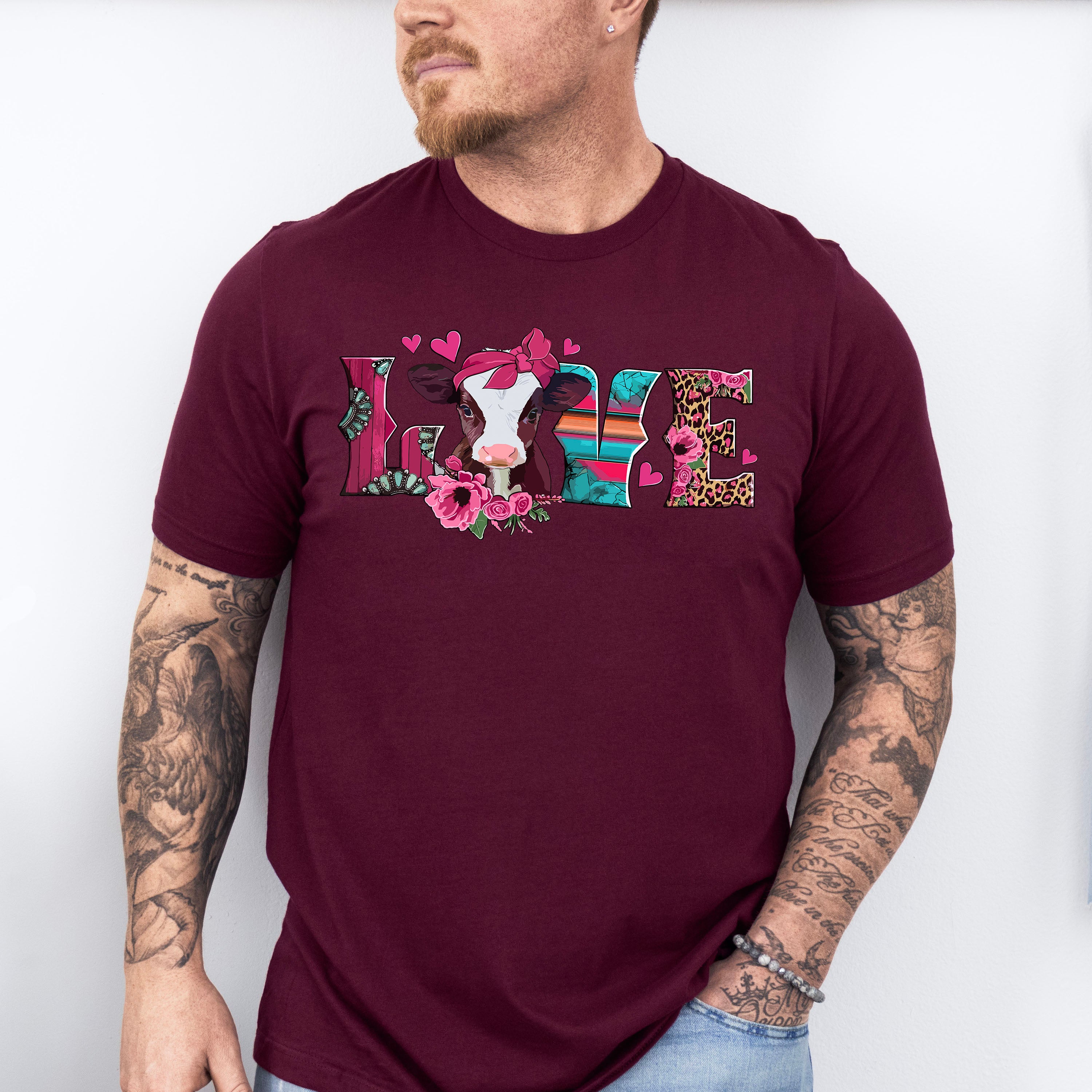 Love Cow Valentines Theme T-shirt, Hoodie, Sweatshirt