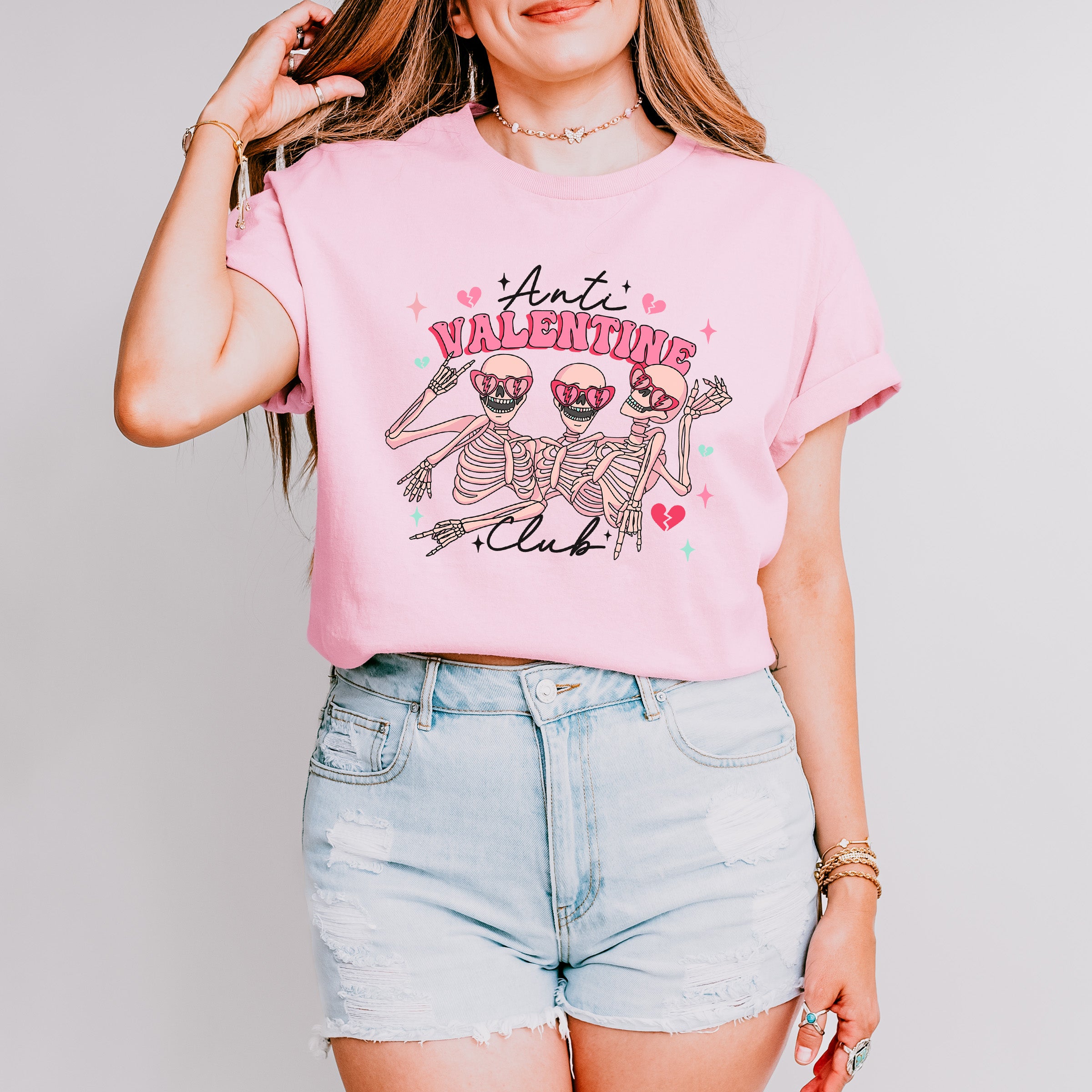 Skeleton Valentines Theme T-shirt, Hoodie, Sweatshirt