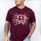 Skeleton Valentines Theme T-shirt, Hoodie, Sweatshirt