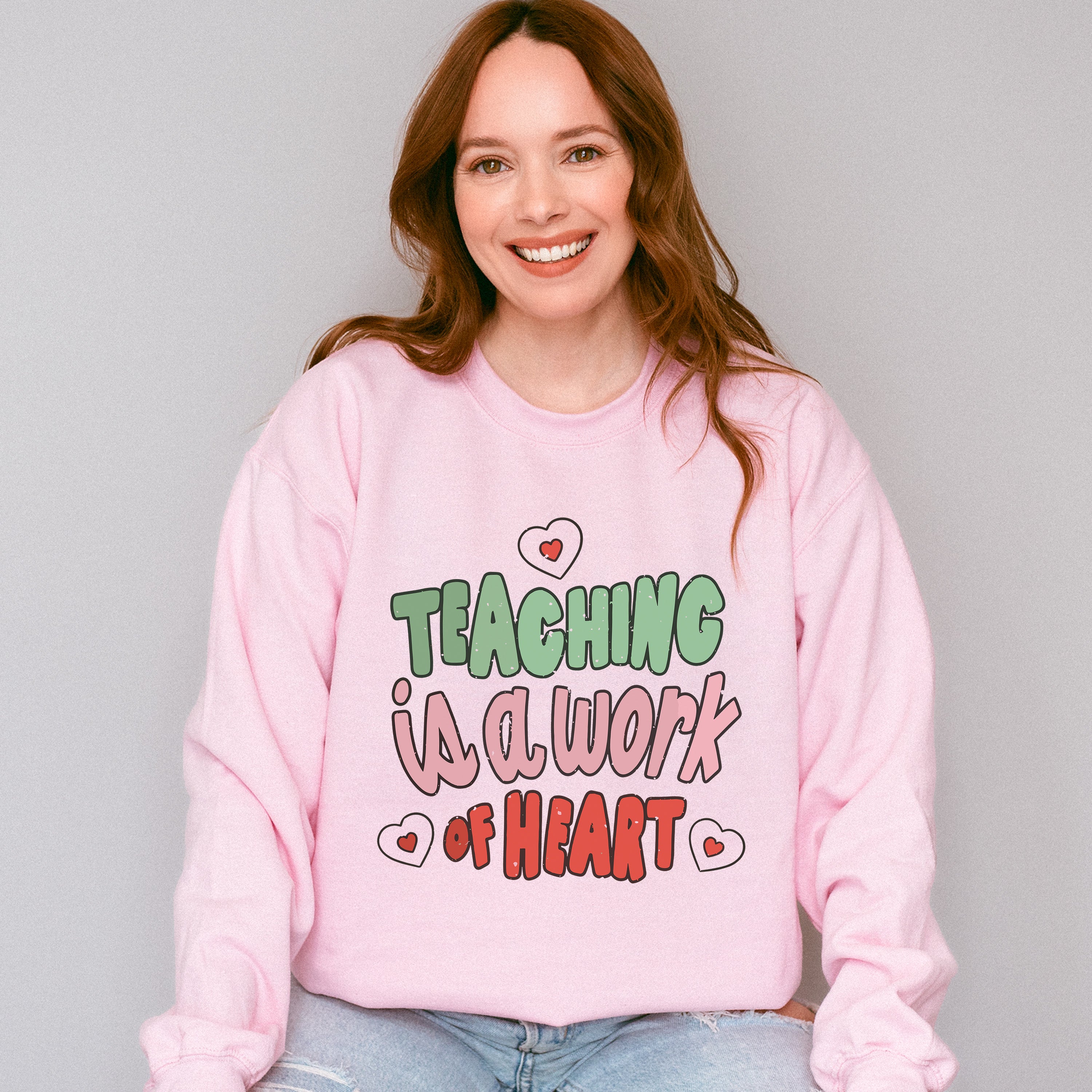 Teaching is a Work of Heart Valentines Theme T-shirt, Hoodie, Sweatshirt