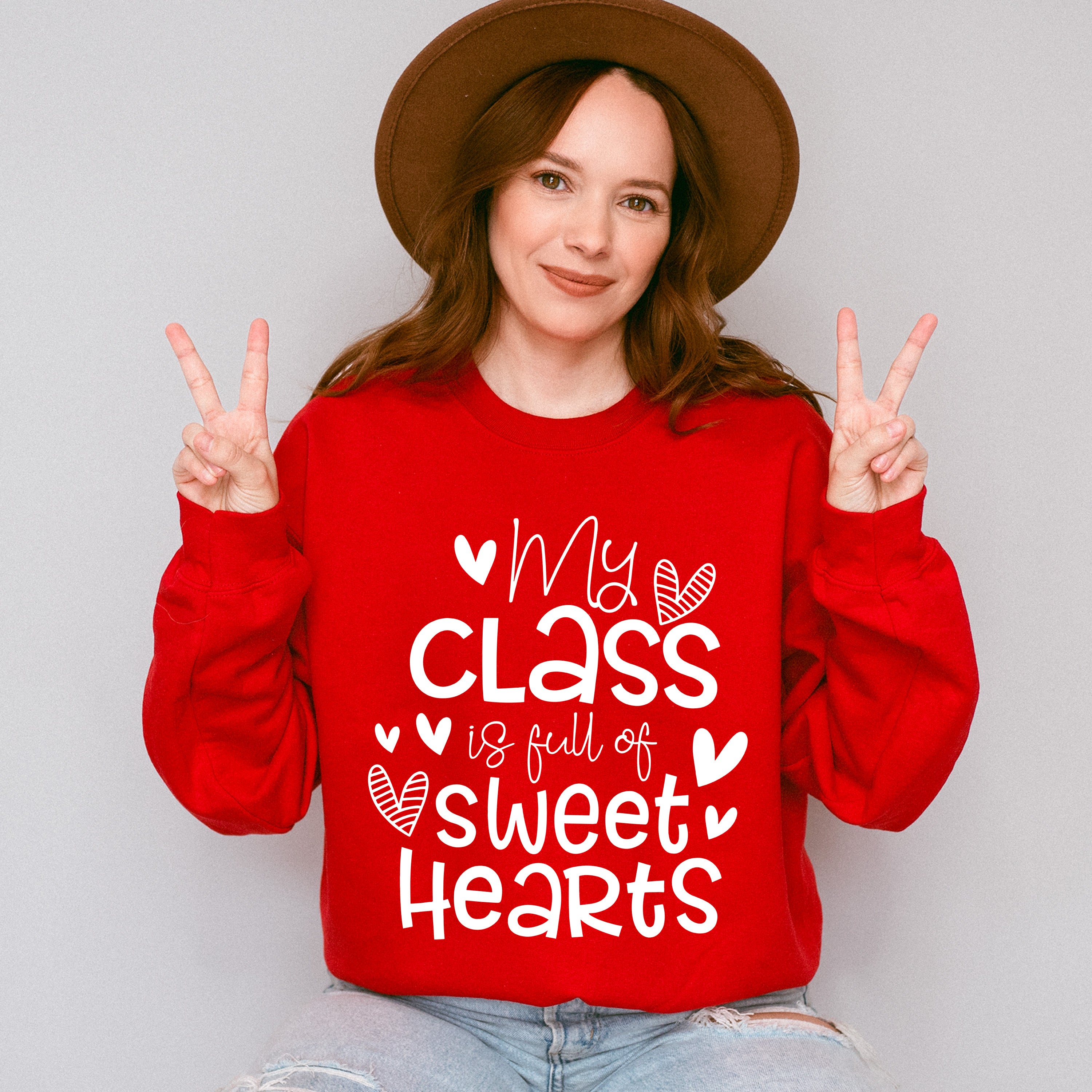 My Class is Full of Sweethearts Valentines Theme T-shirt, Hoodie, Sweatshirt