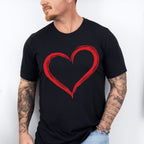 Red Heart Valentines Theme T-shirt, Hoodie, Sweatshirt
