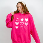 White Hearts Valentines Theme T-shirt, Hoodie, Sweatshirt
