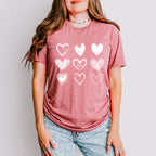 White Hearts Valentines Theme T-shirt, Hoodie, Sweatshirt