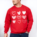 White Hearts Valentines Theme T-shirt, Hoodie, Sweatshirt