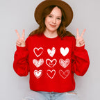 White Hearts Valentines Theme T-shirt, Hoodie, Sweatshirt