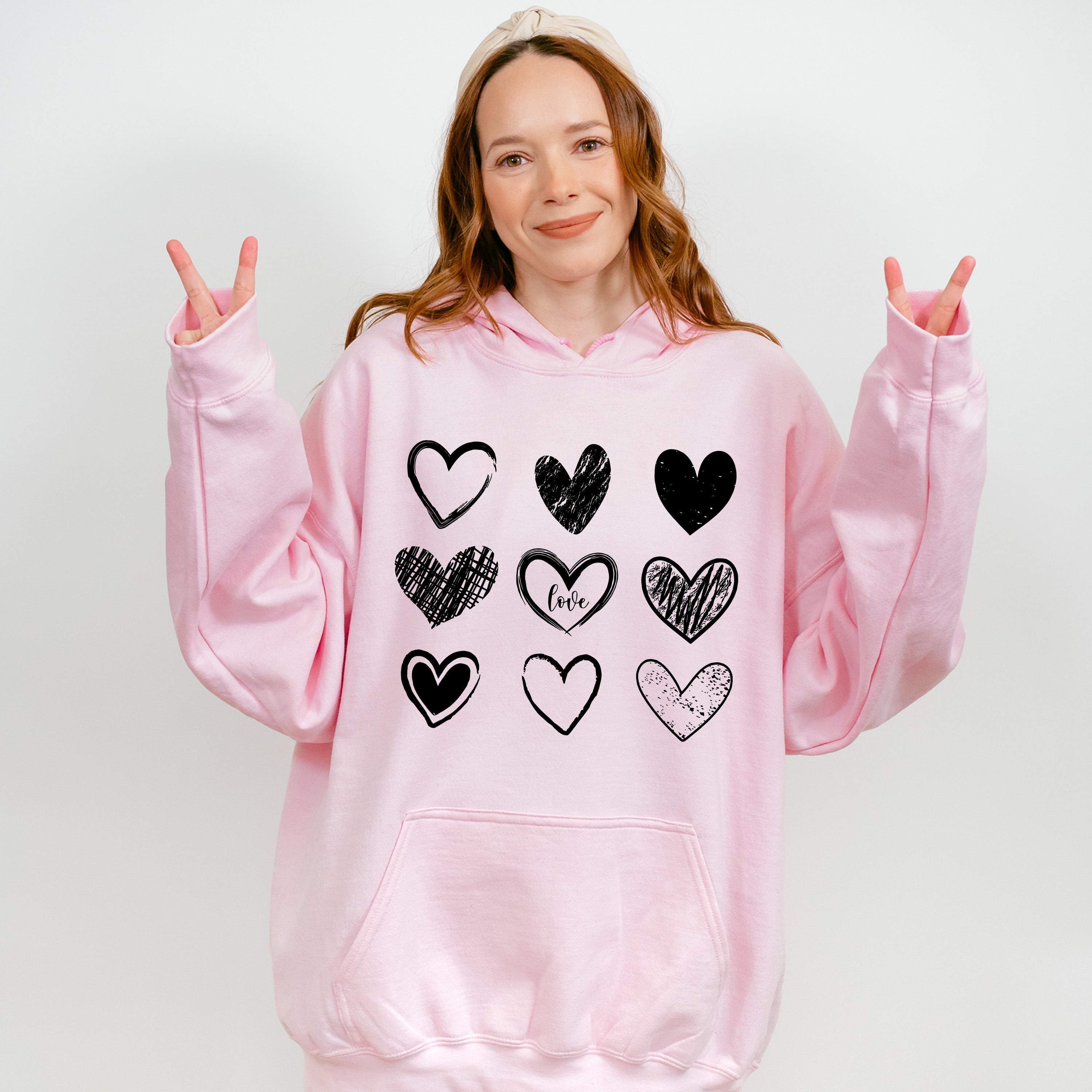 White Hearts Valentines Theme T-shirt, Hoodie, Sweatshirt