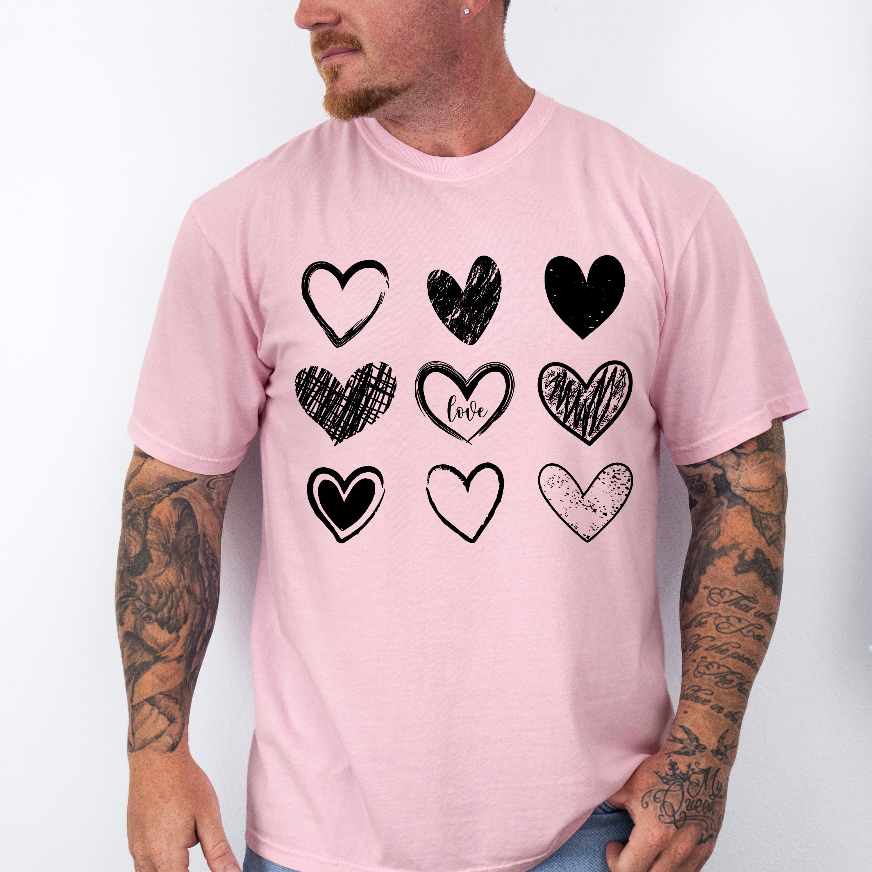 White Hearts Valentines Theme T-shirt, Hoodie, Sweatshirt