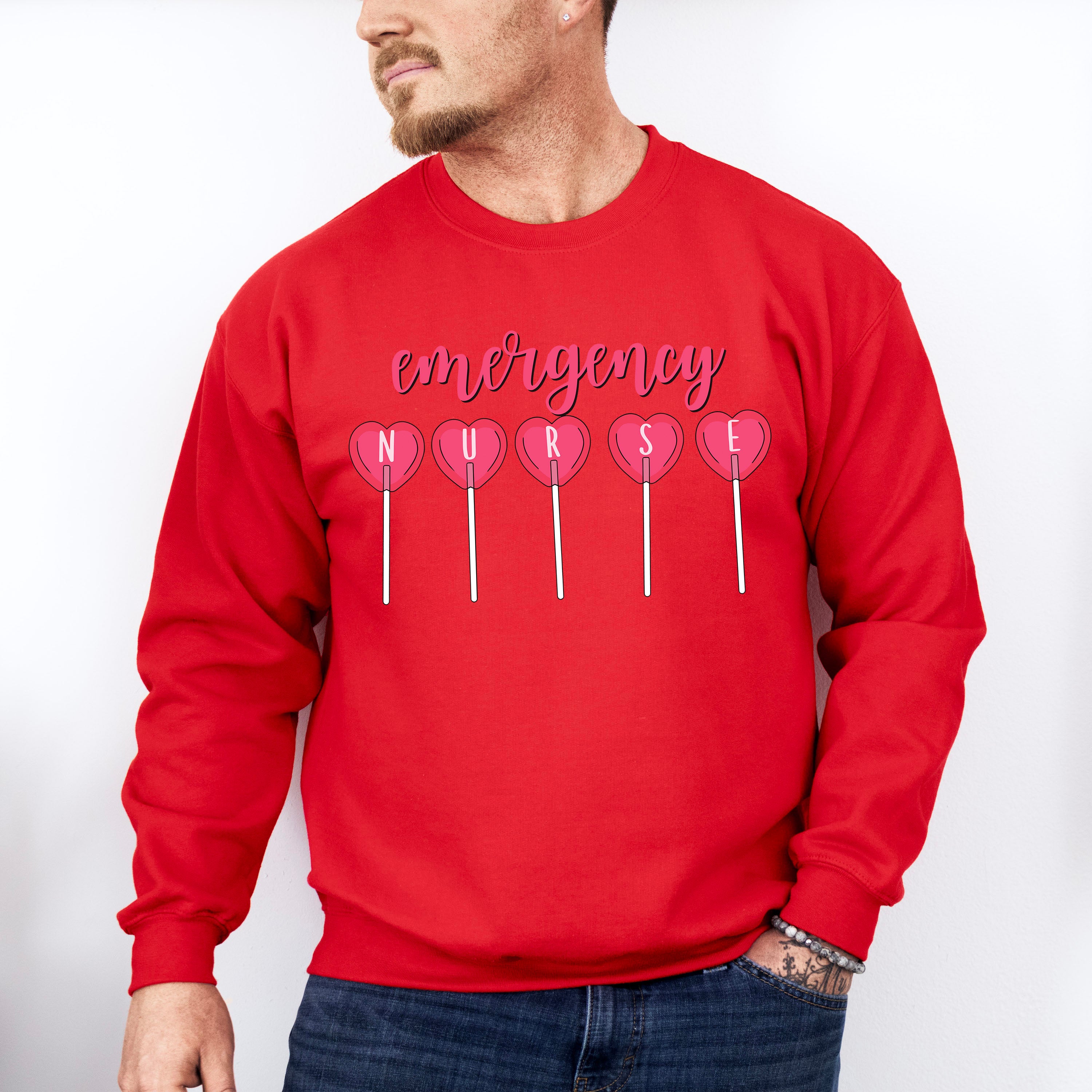 Emergency Nurse Valentines Theme T-shirt, Hoodie, Sweatshirt