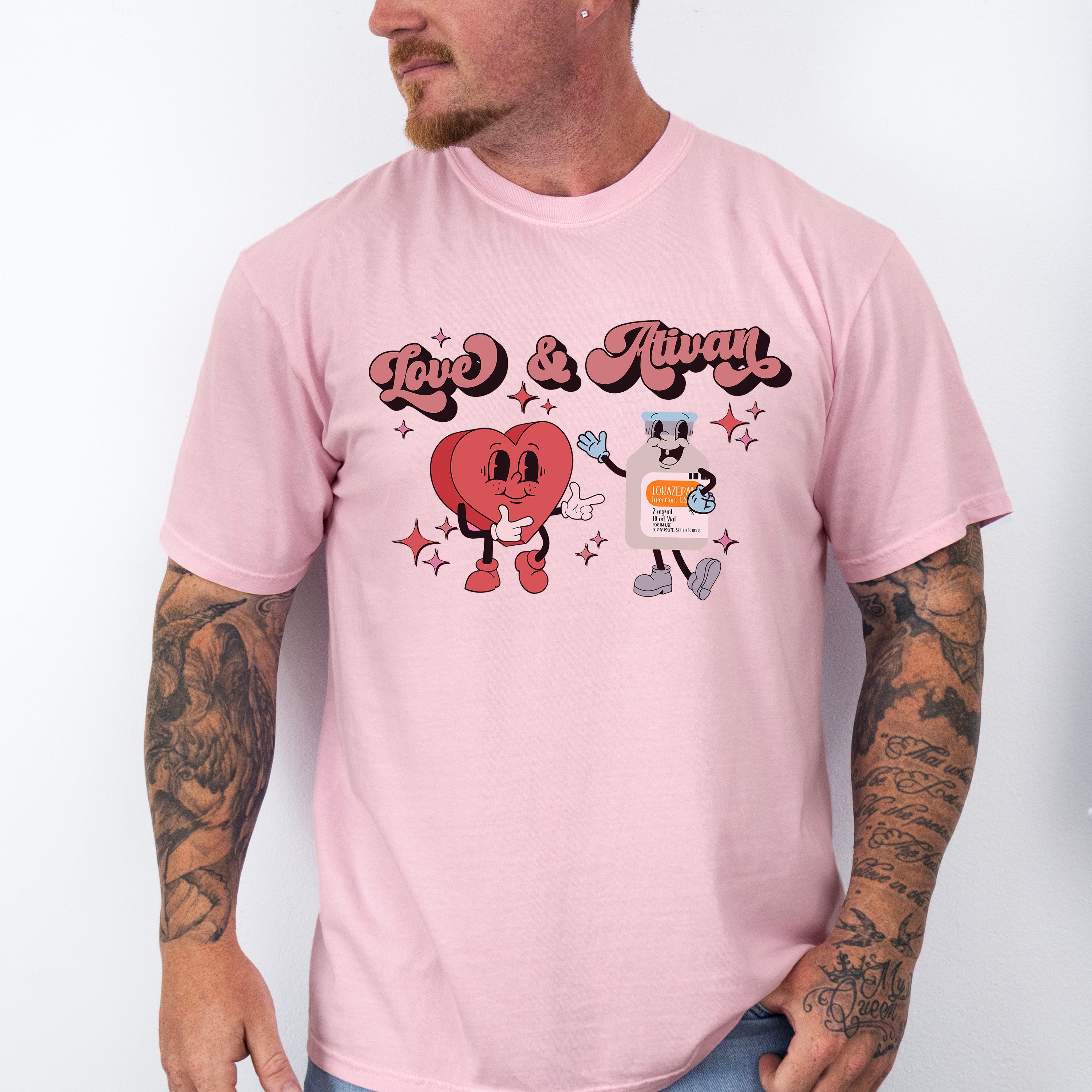 Love &amp; Ativan Valentines Theme T-shirt, Hoodie, Sweatshirt