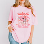 School Nurse Valentines Theme T-shirt, Hoodie, Sweatshirt