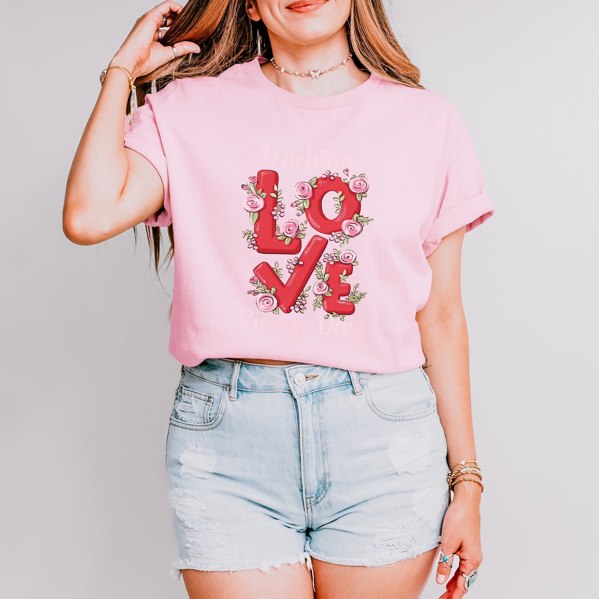 Teaching Love Valentines Theme T-shirt, Hoodie, Sweatshirt
