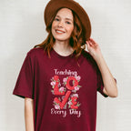 Teaching Love Valentines Theme T-shirt, Hoodie, Sweatshirt