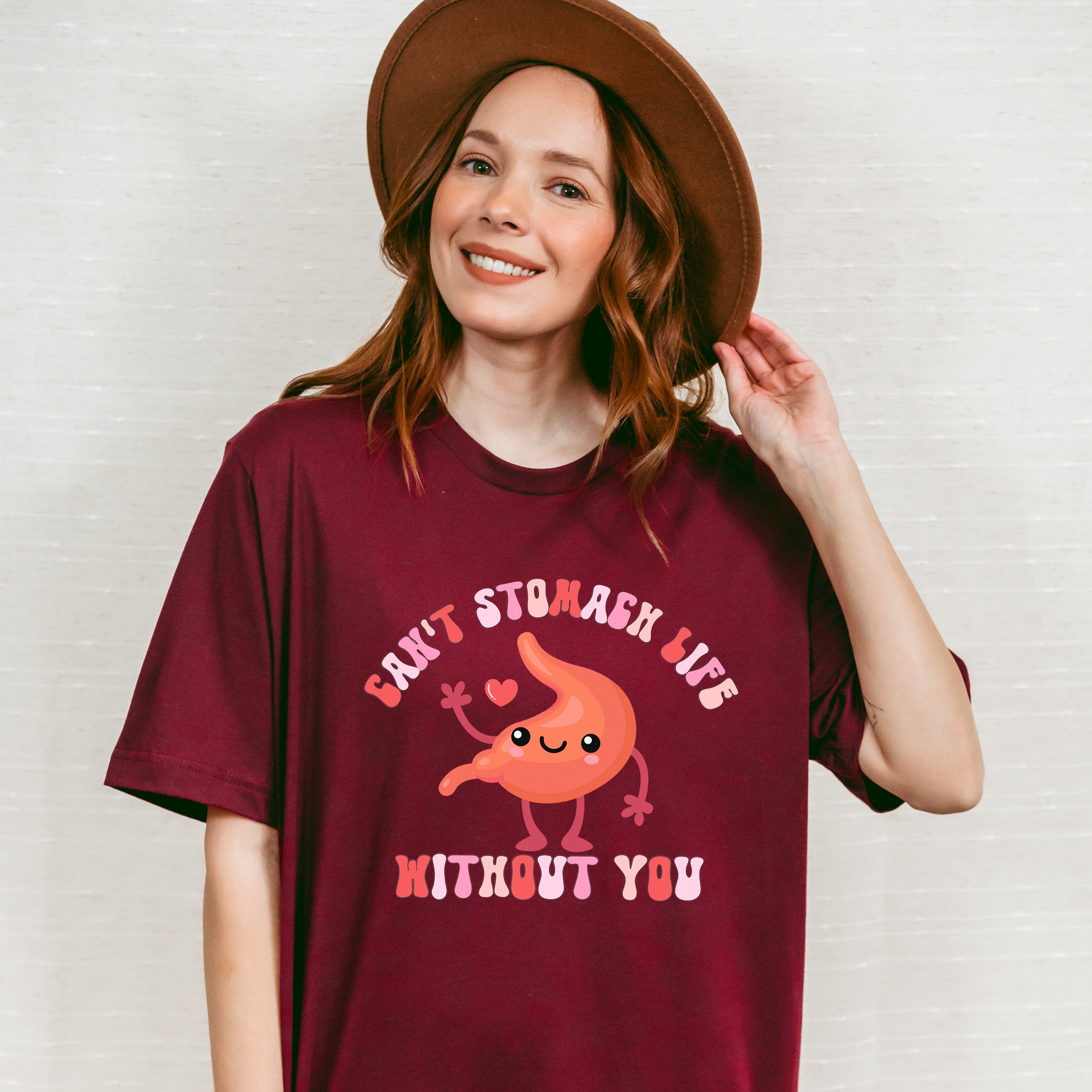 Can't Stomach Life Without You Valentines Theme T-shirt, Hoodie, Sweatshirt