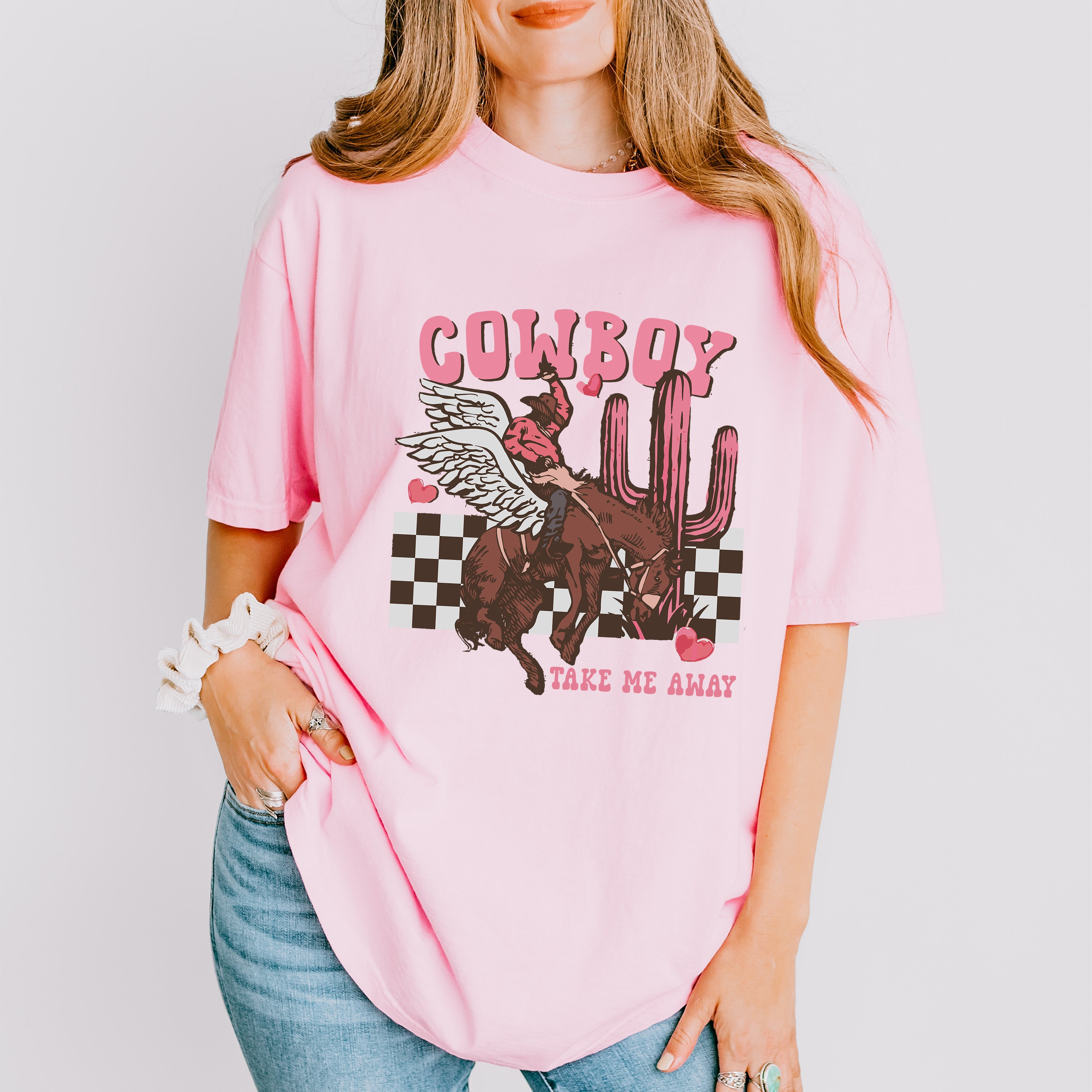 Cowboy Take Me Away Valentines Theme T-shirt, Hoodie, Sweatshirt