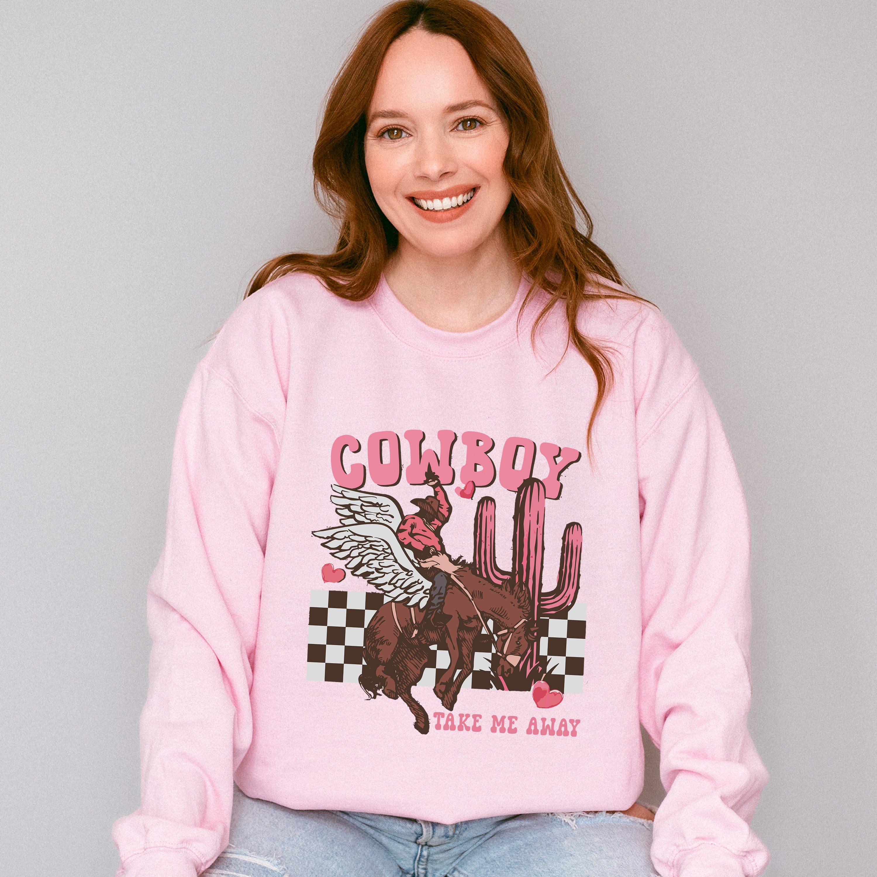 Cowboy Take Me Away Valentines Theme T-shirt, Hoodie, Sweatshirt