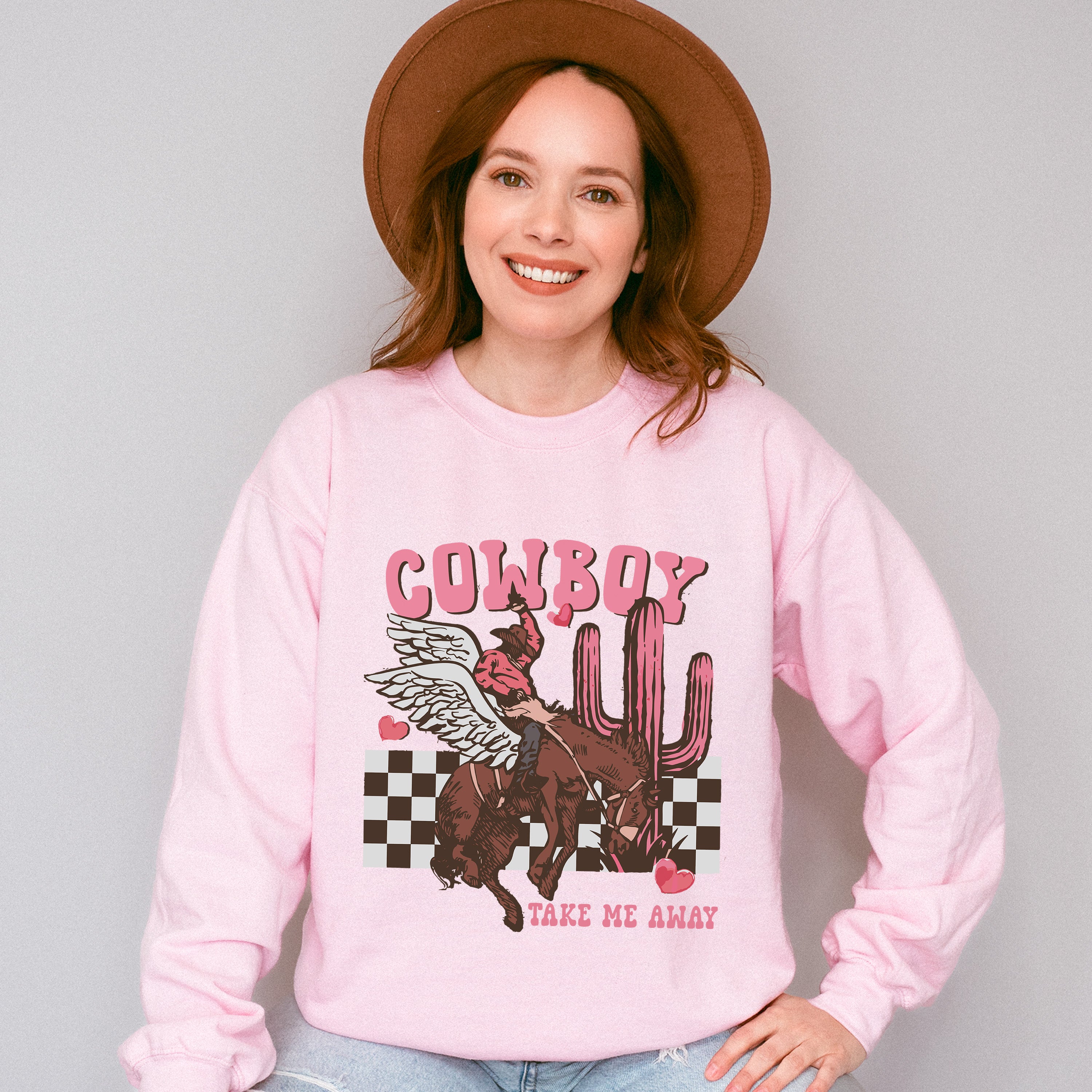 Cowboy Take Me Away Valentines Theme T-shirt, Hoodie, Sweatshirt