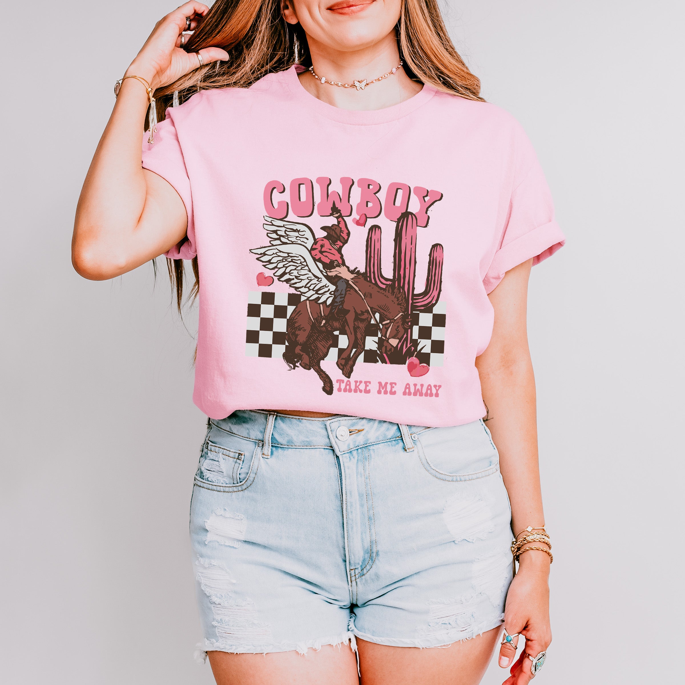 Cowboy Take Me Away Valentines Theme T-shirt, Hoodie, Sweatshirt