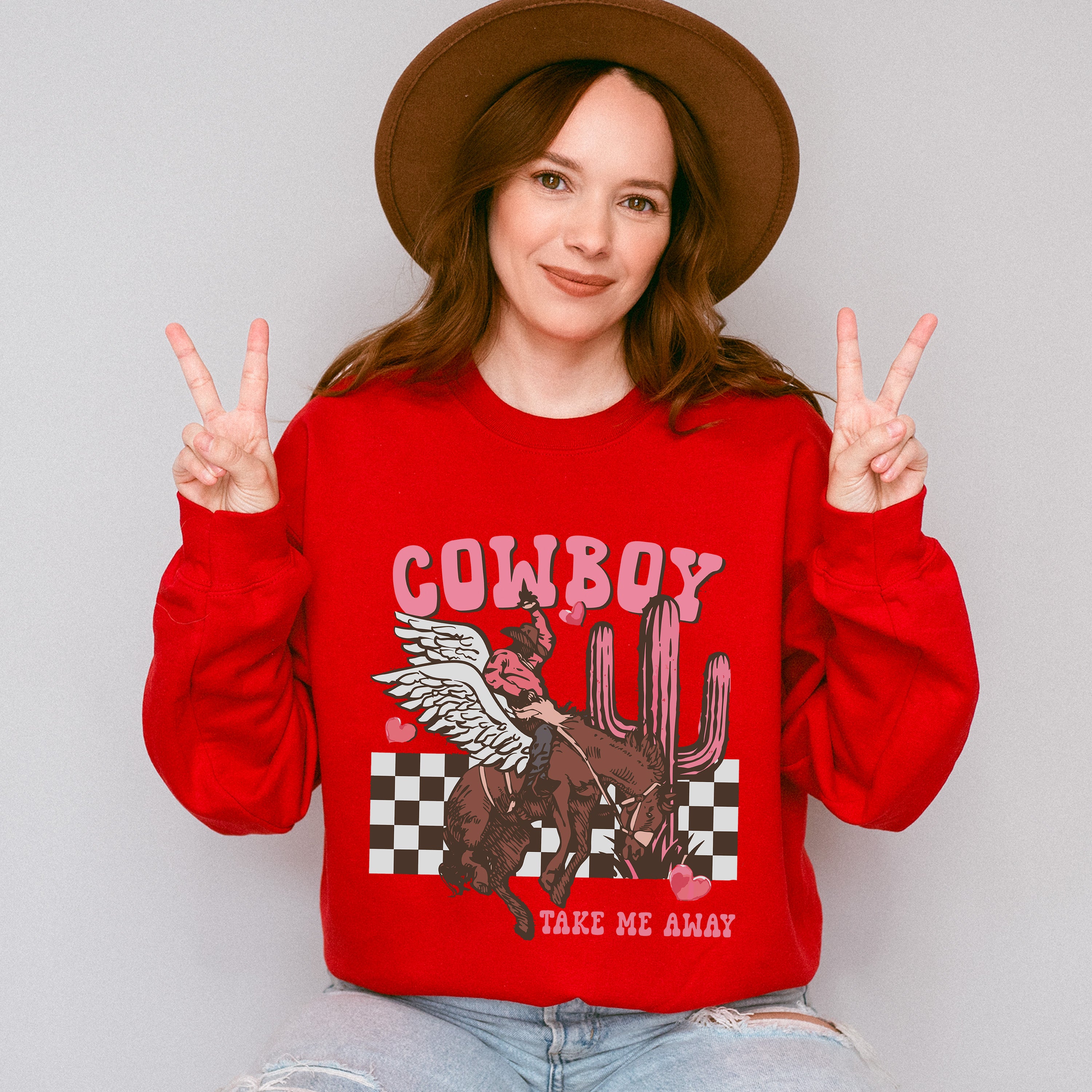 Cowboy Take Me Away Valentines Theme T-shirt, Hoodie, Sweatshirt