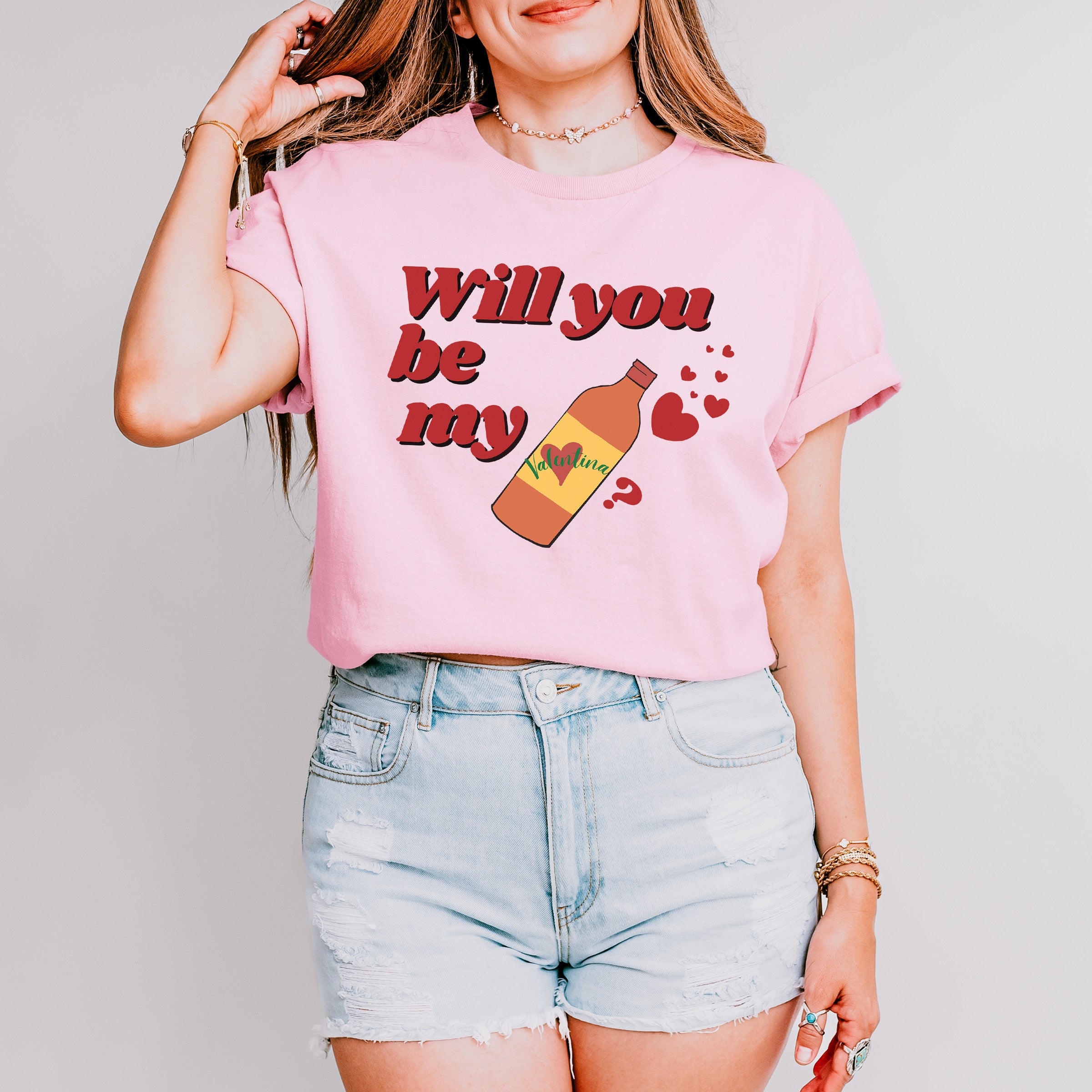 Will You Be My Valentina? Valentines Theme T-shirt, Hoodie, Sweatshirt
