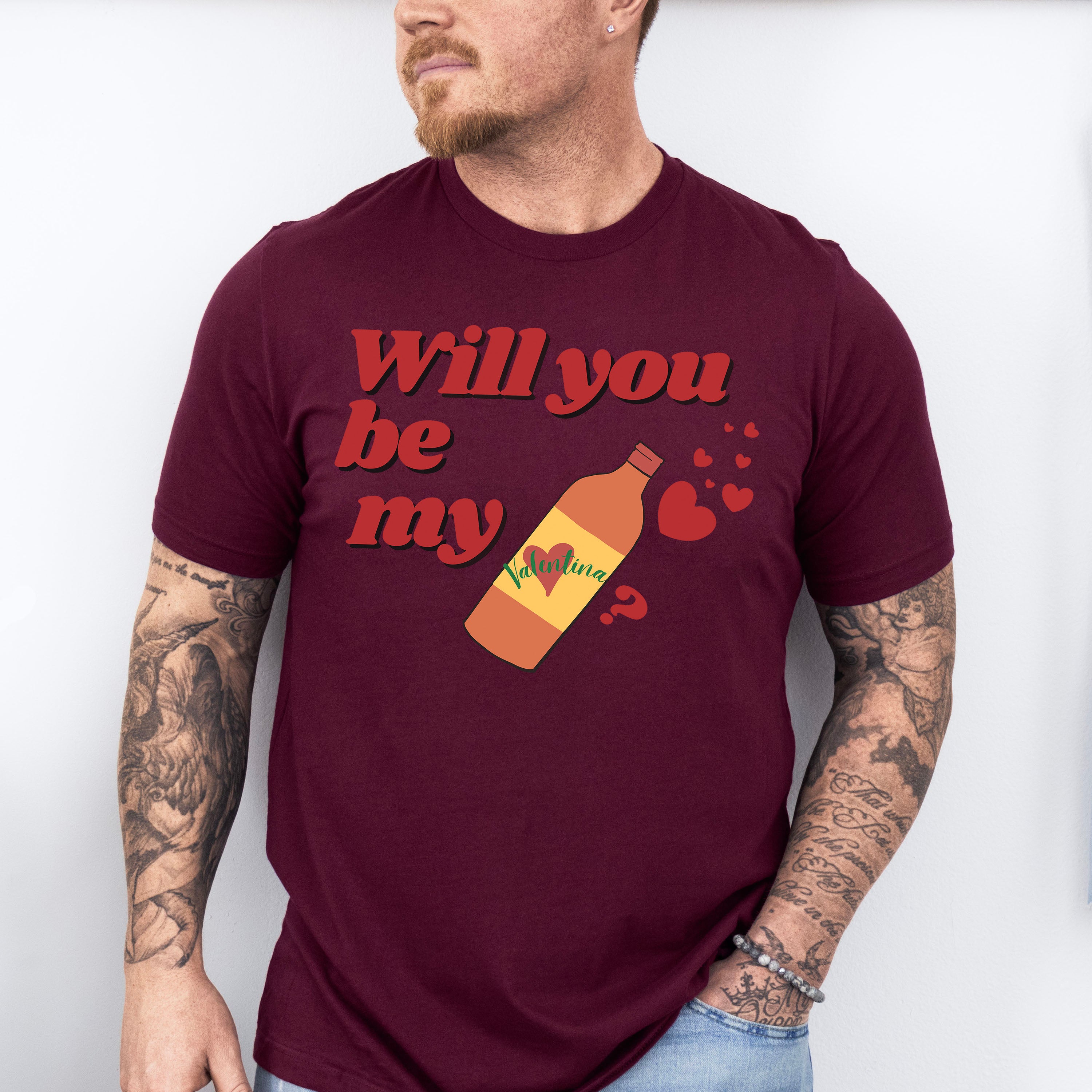 Will You Be My Valentina? Valentines Theme T-shirt, Hoodie, Sweatshirt