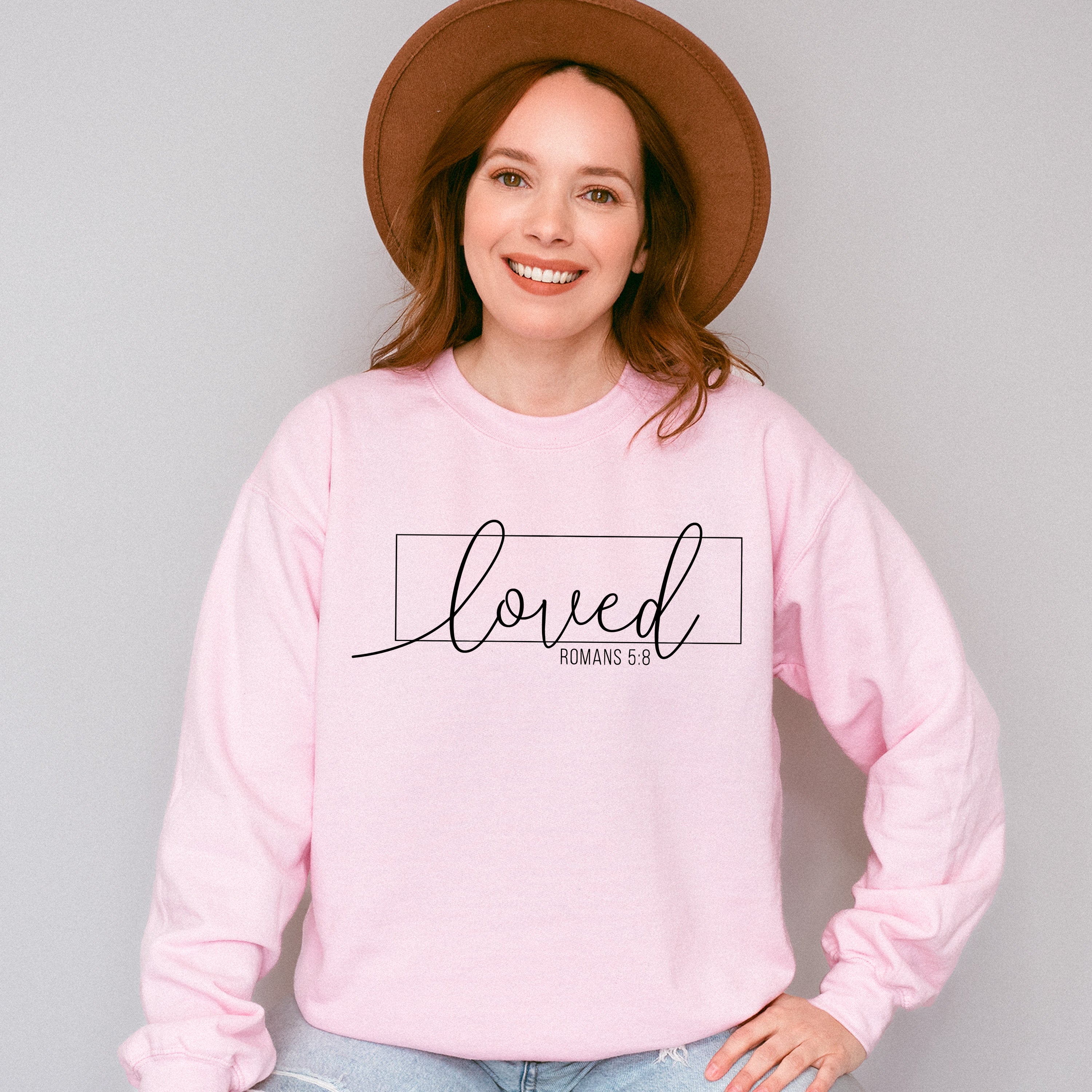 Loved Romans 5:8 Valentines Theme T-shirt, Hoodie, Sweatshirt