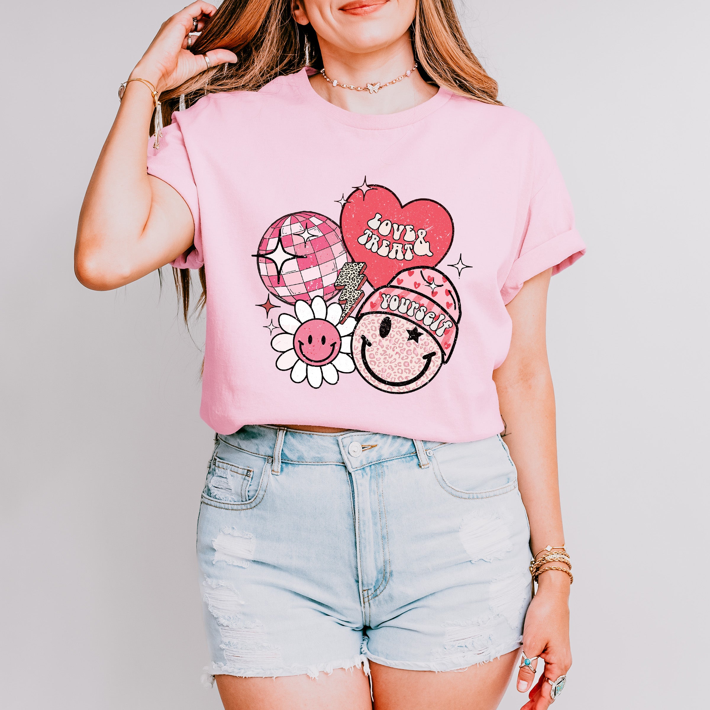 Love &amp; Treat Yourself Valentines Theme T-shirt, Hoodie, Sweatshirt