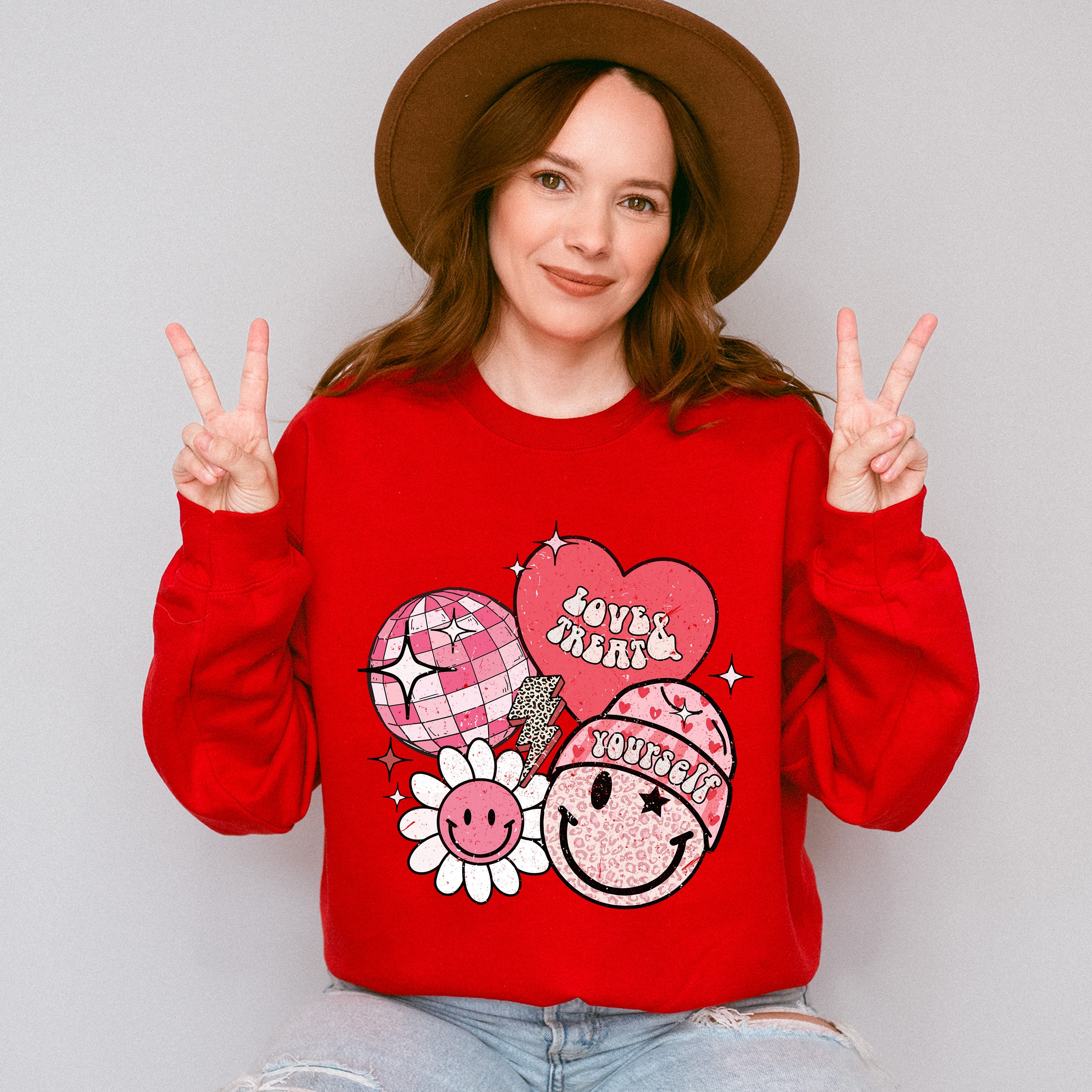 Love &amp; Treat Yourself Valentines Theme T-shirt, Hoodie, Sweatshirt
