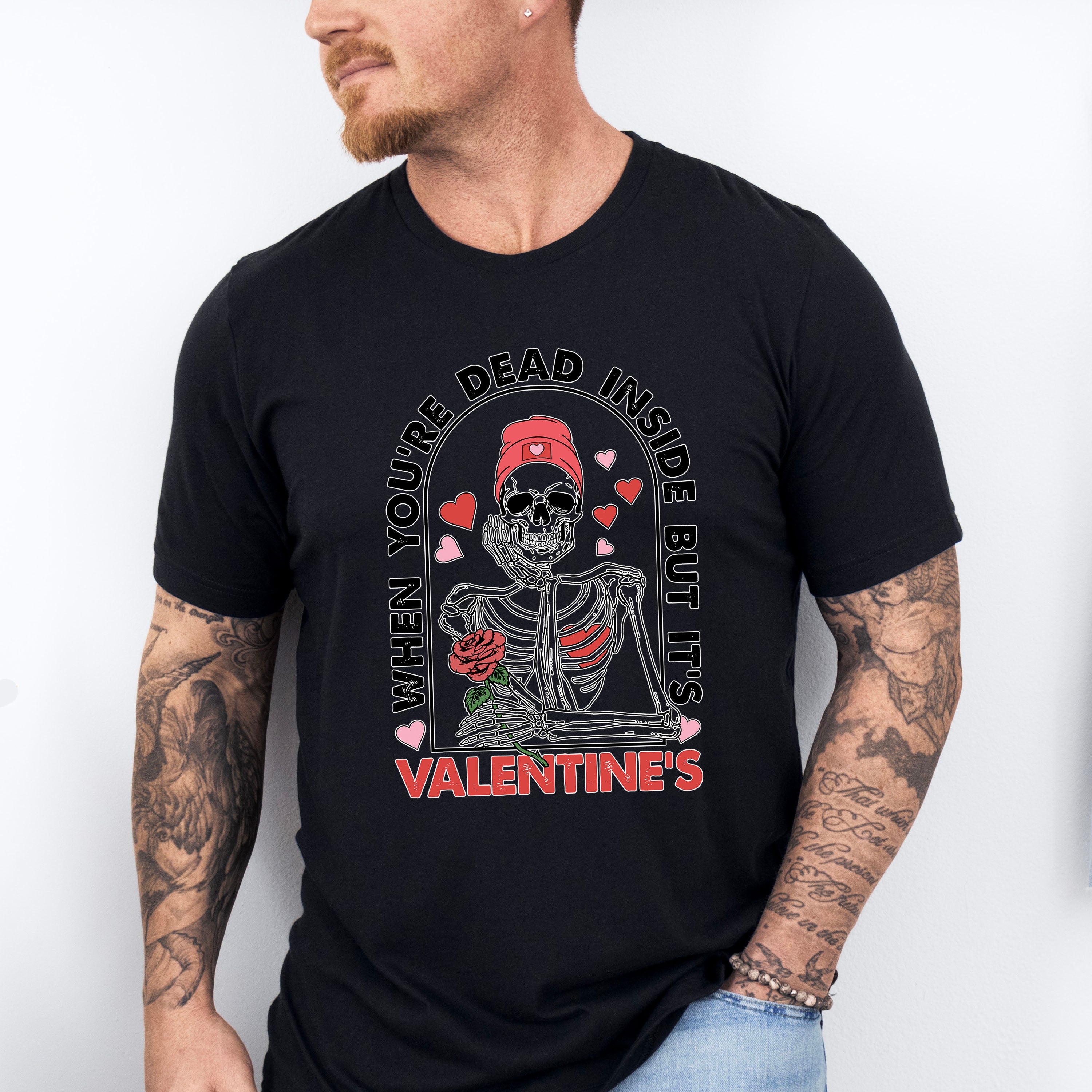 When You Are Dead Inside But Its Valentines Valentines Theme T-shirt, Hoodie, Sweatshirt