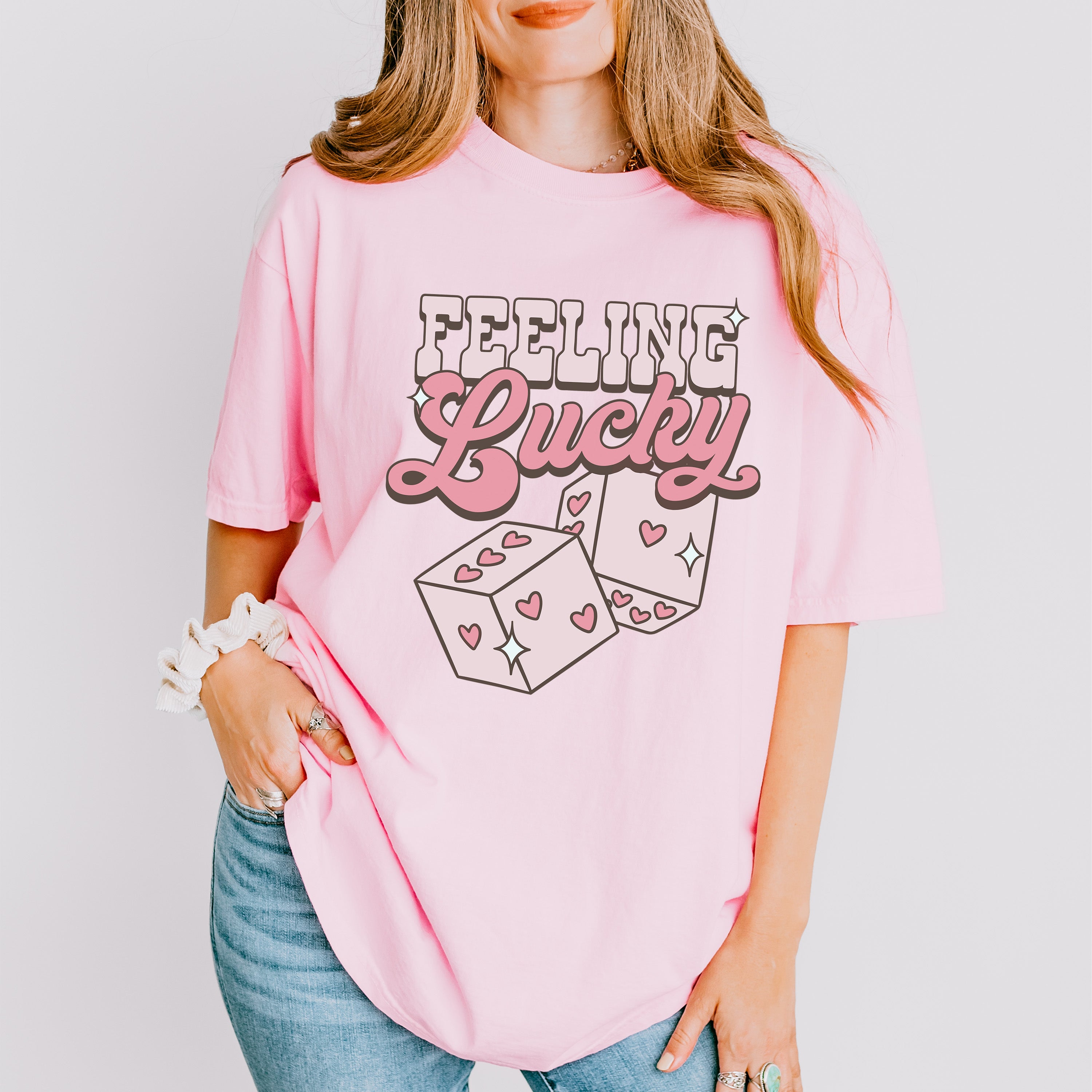 Feeling Lucky Valentines Theme T-shirt, Hoodie, Sweatshirt