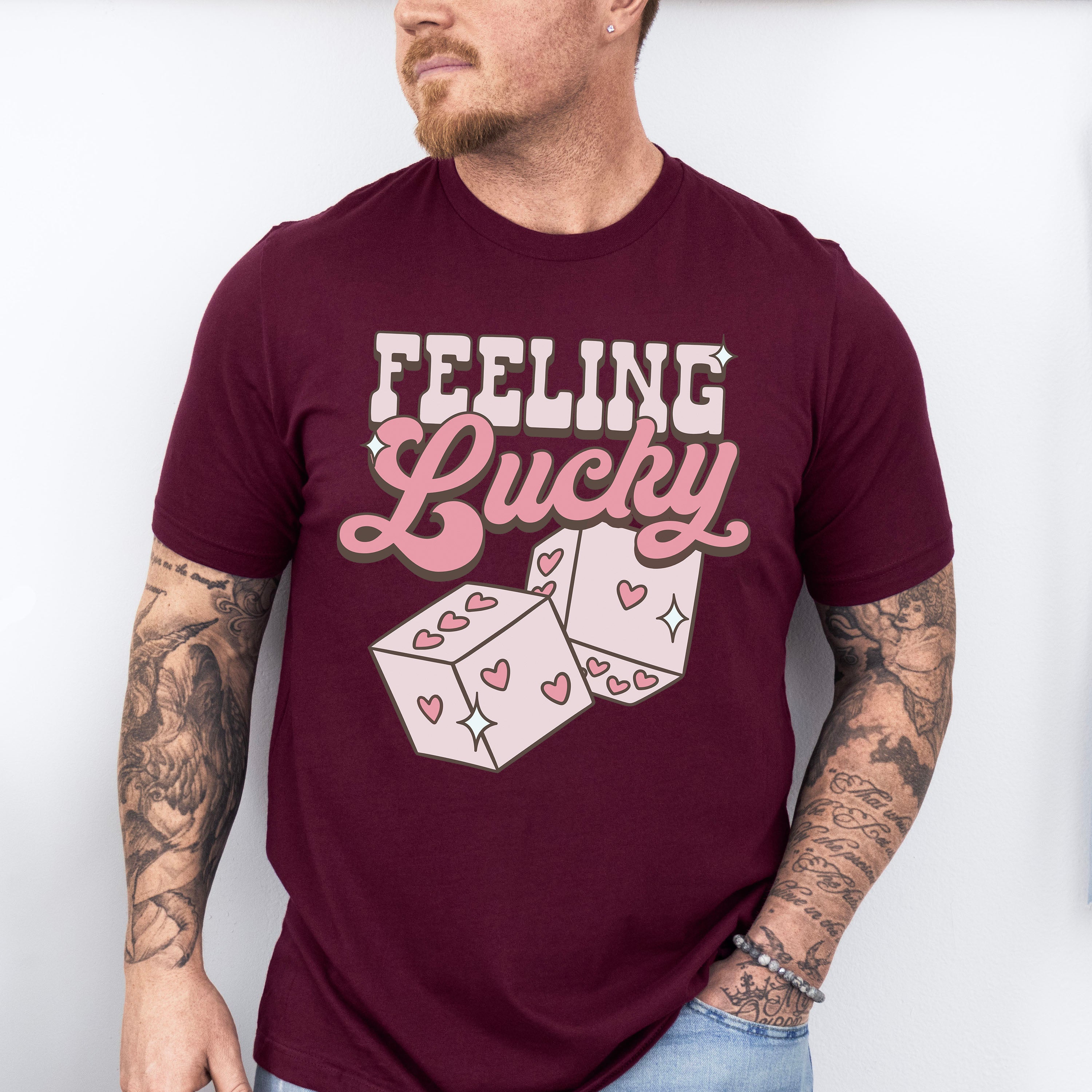 Feeling Lucky Valentines Theme T-shirt, Hoodie, Sweatshirt
