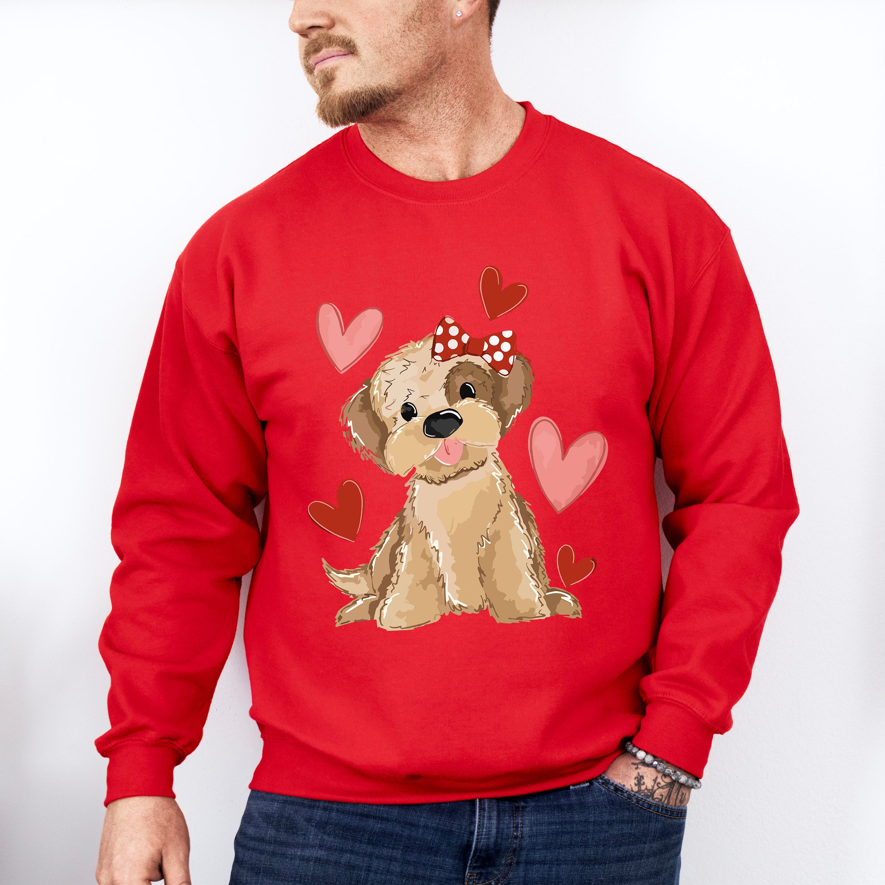Valentine Dog Valentines Theme T-shirt, Hoodie, Sweatshirt