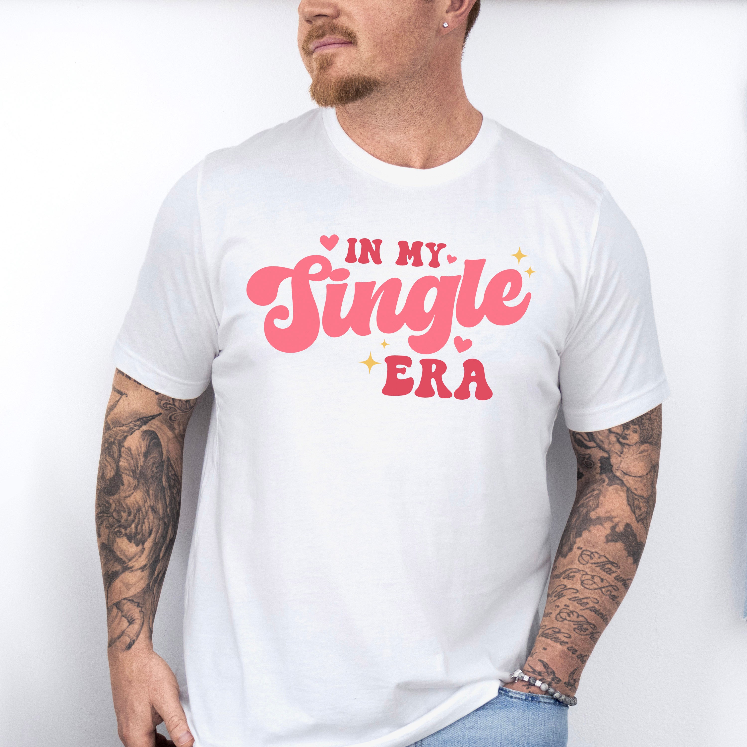 In My Single Era Valentines Theme T-shirt, Hoodie, Sweatshirt