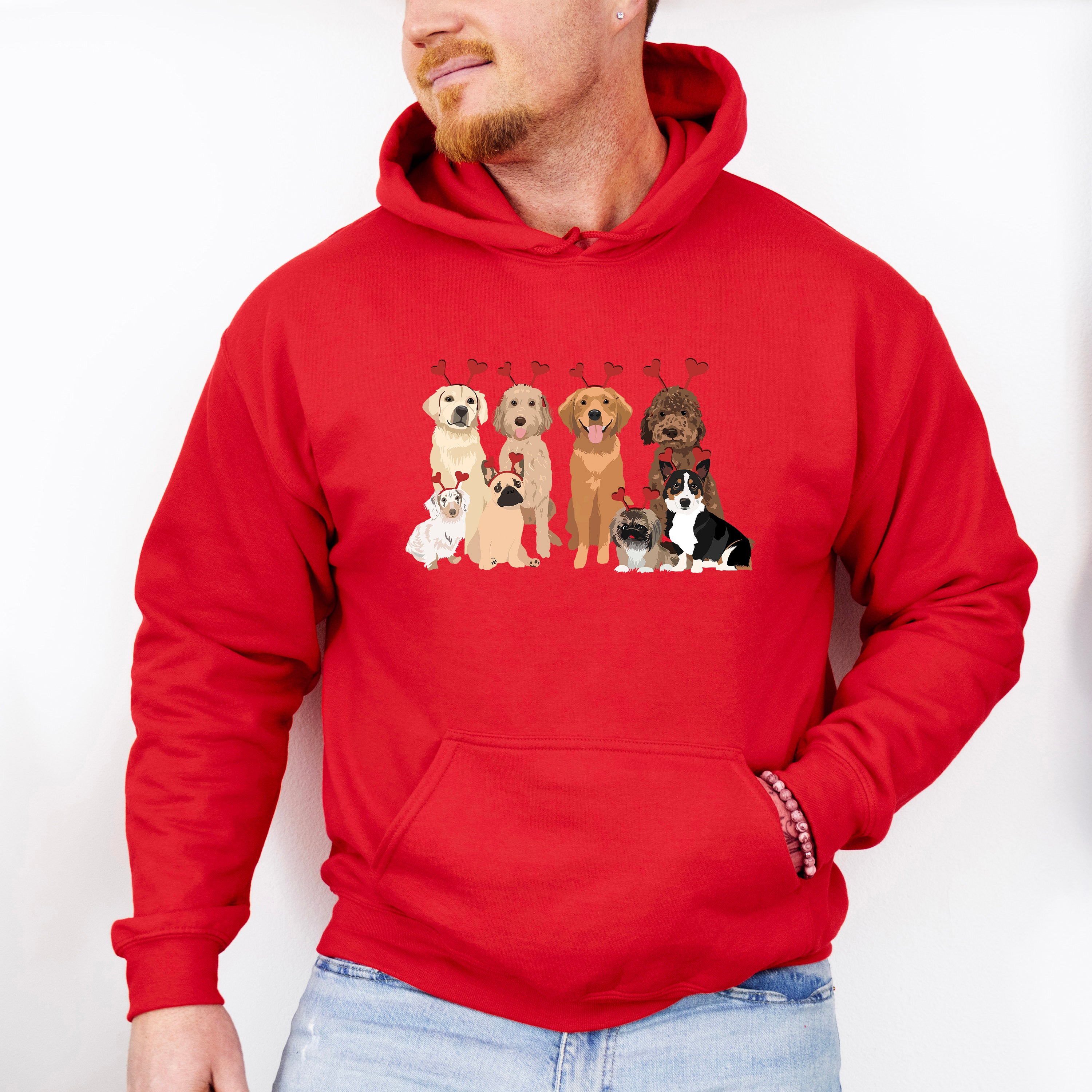Valentine Dogs Valentines Theme T-shirt, Hoodie, Sweatshirt