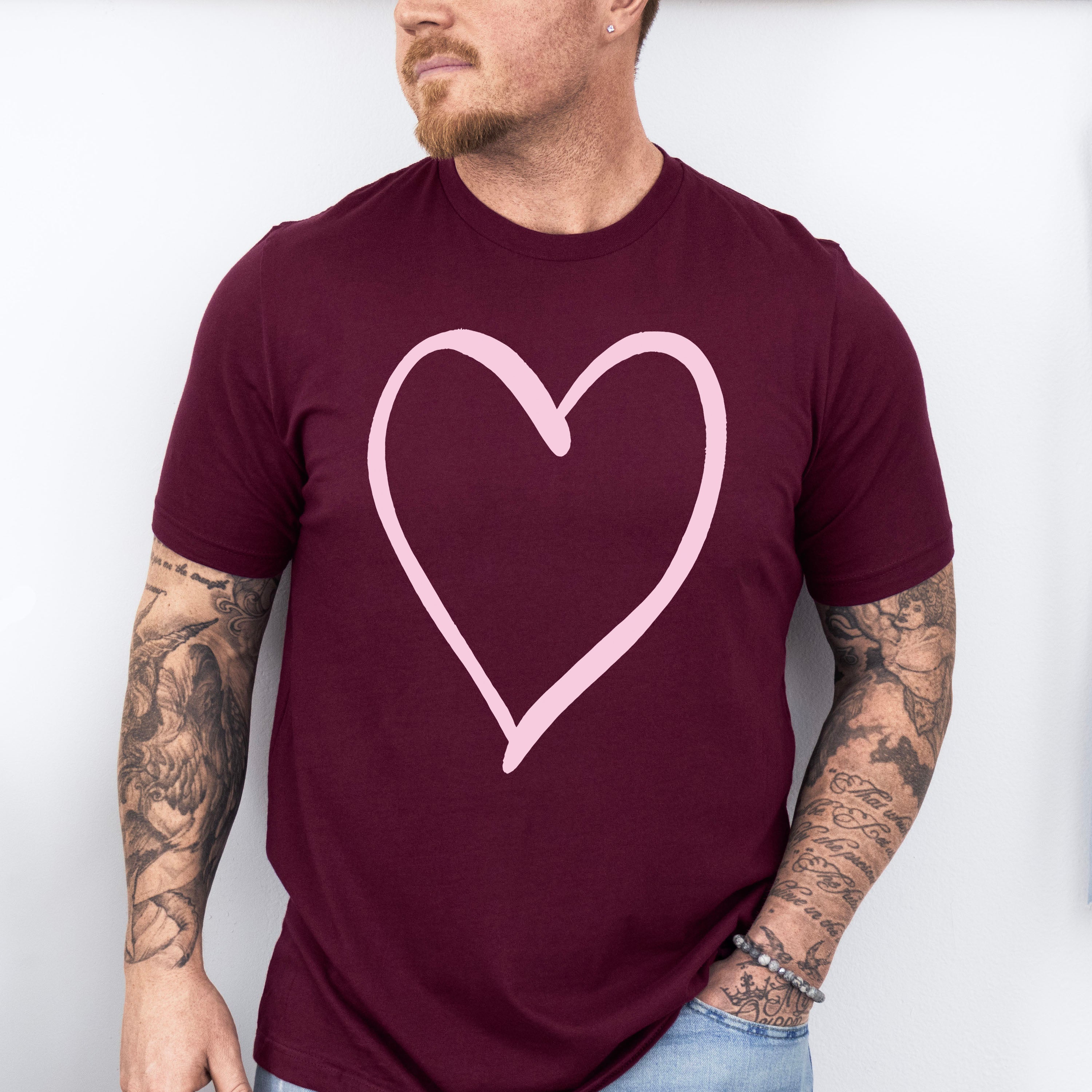 White Heart Valentines Theme T-shirt, Hoodie, Sweatshirt