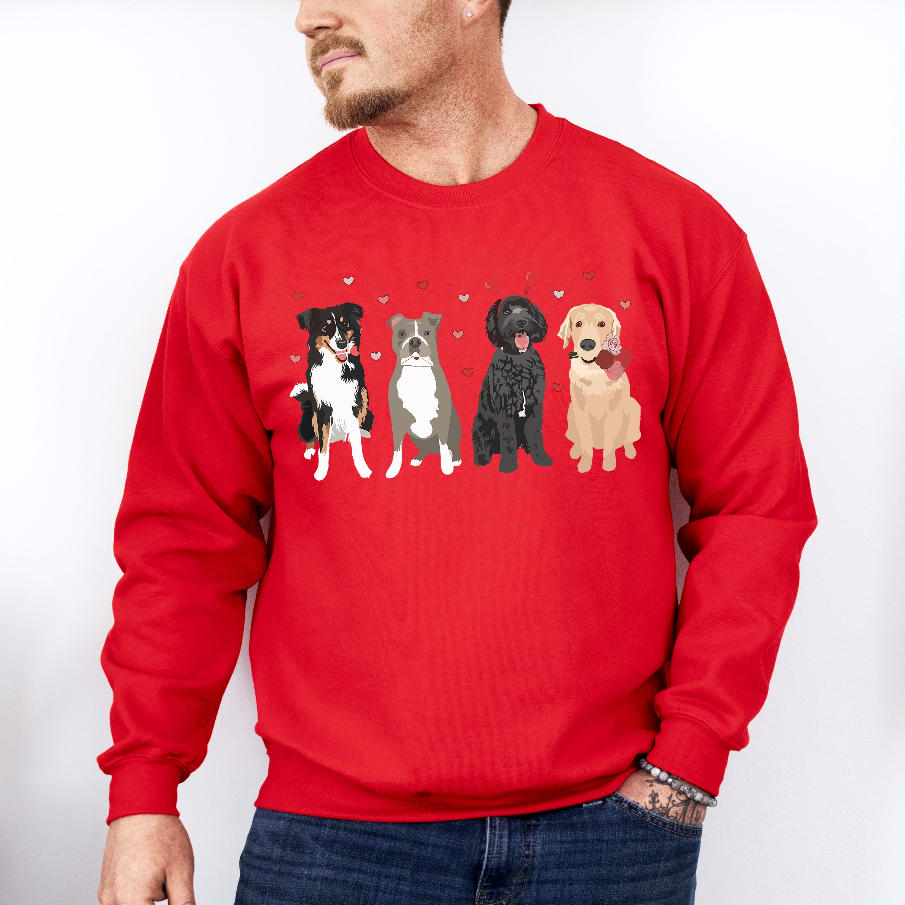 Valentines Dogs Valentines Theme T-shirt, Hoodie, Sweatshirt