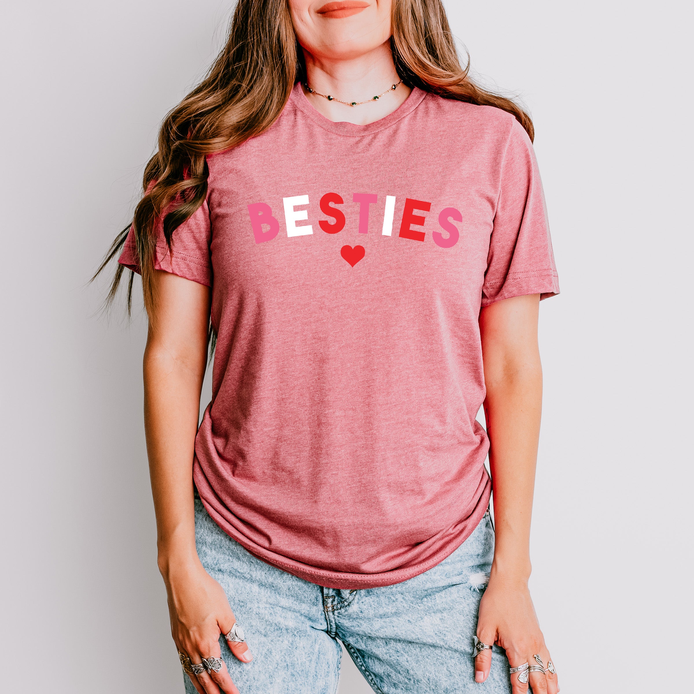 Besties Valentines Theme T-shirt, Hoodie, Sweatshirt