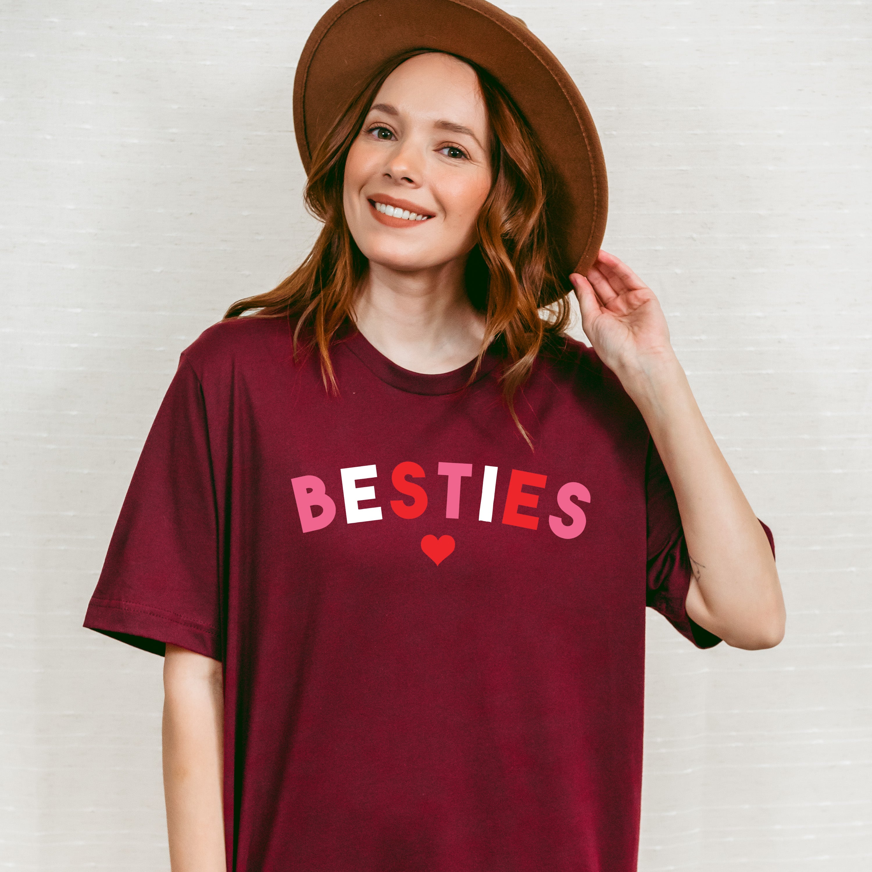 Besties Valentines Theme T-shirt, Hoodie, Sweatshirt