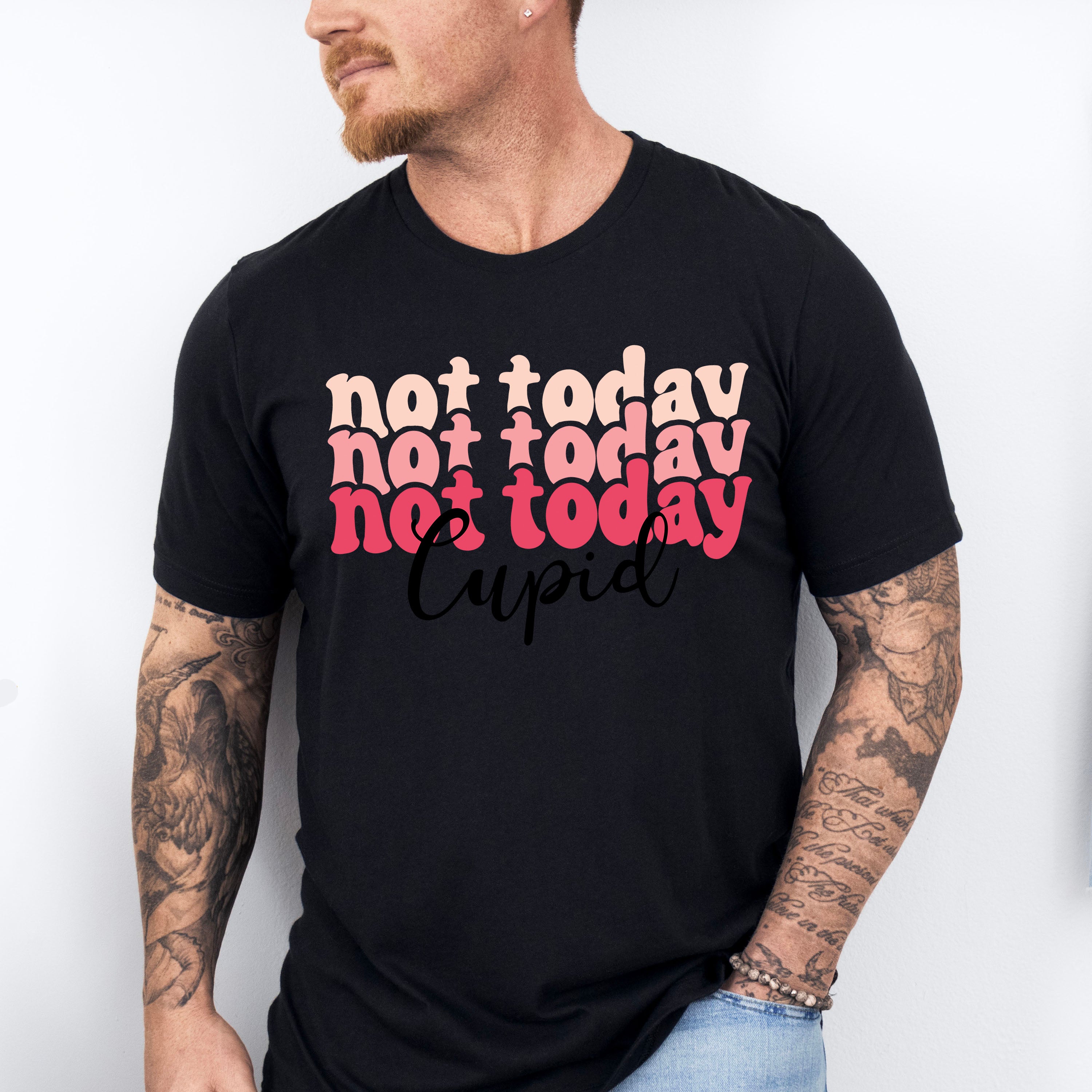 Not Today Cupid Valentines Theme T-shirt, Hoodie, Sweatshirt