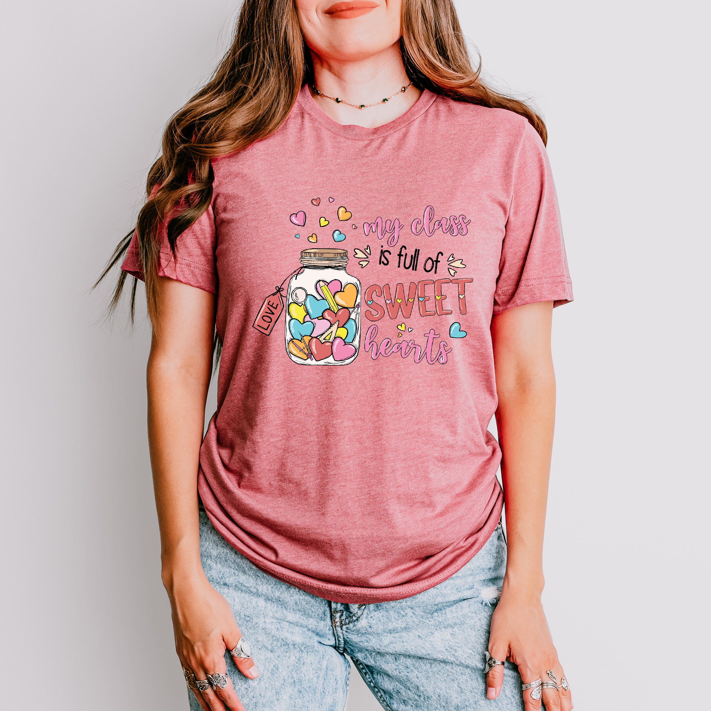 My Class is Full of Sweet Hearts Valentine Theme T-shirt, Hoodie, Sweatshirt