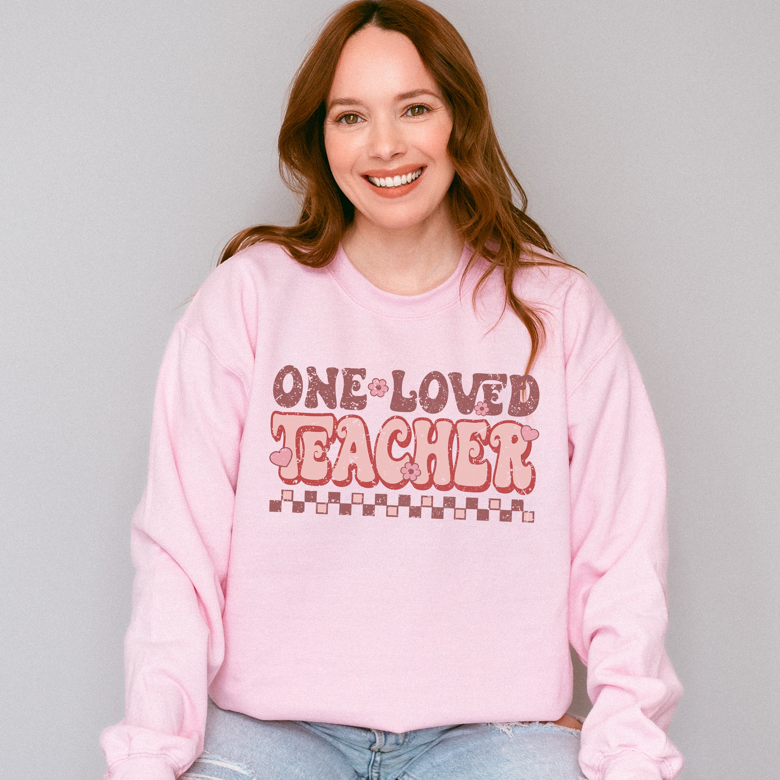 One Loved Teacher Valentines Theme T-shirt, Hoodie, Sweatshirt