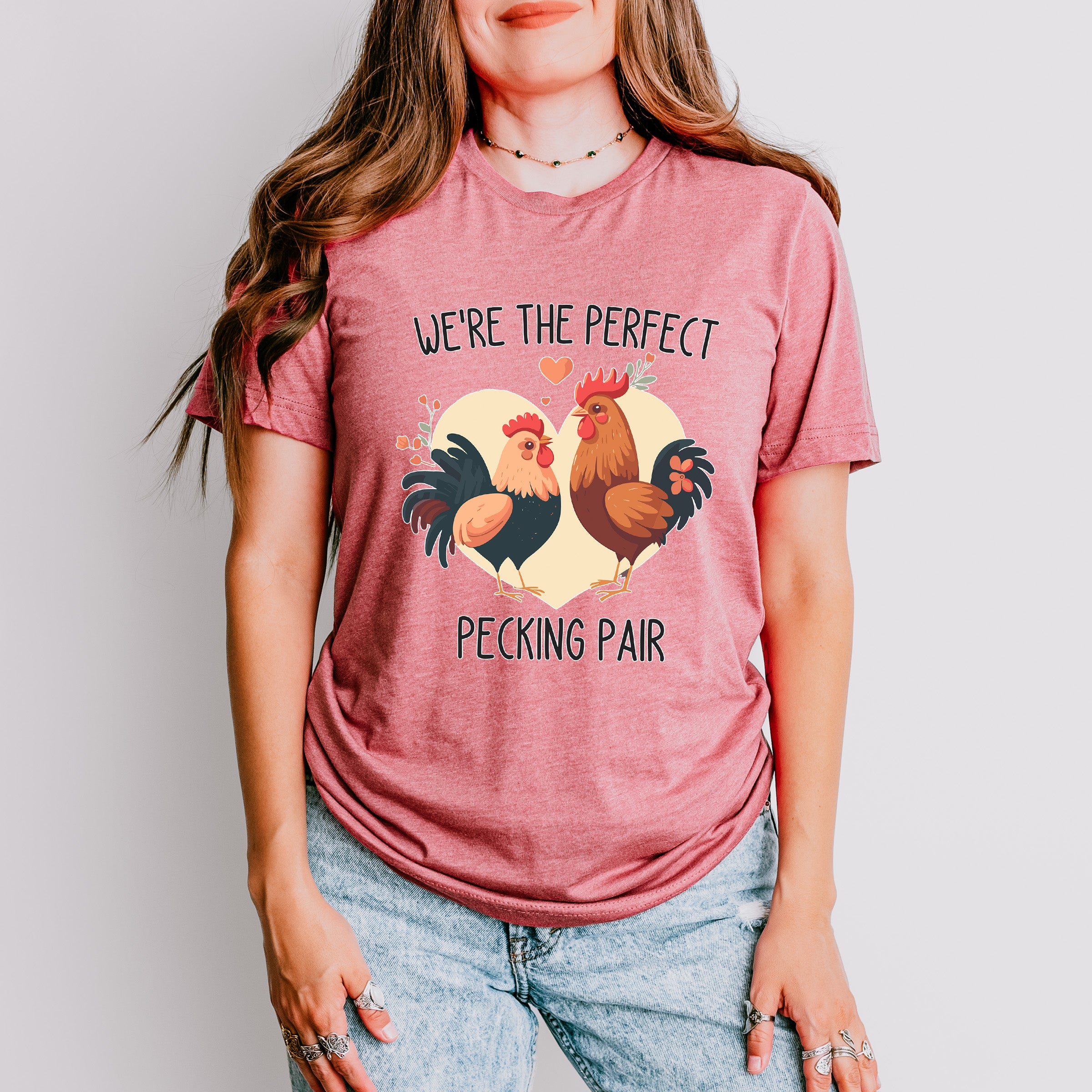 Perfect Pecking Pair Valentines Theme T-shirt, Hoodie, Sweatshirt