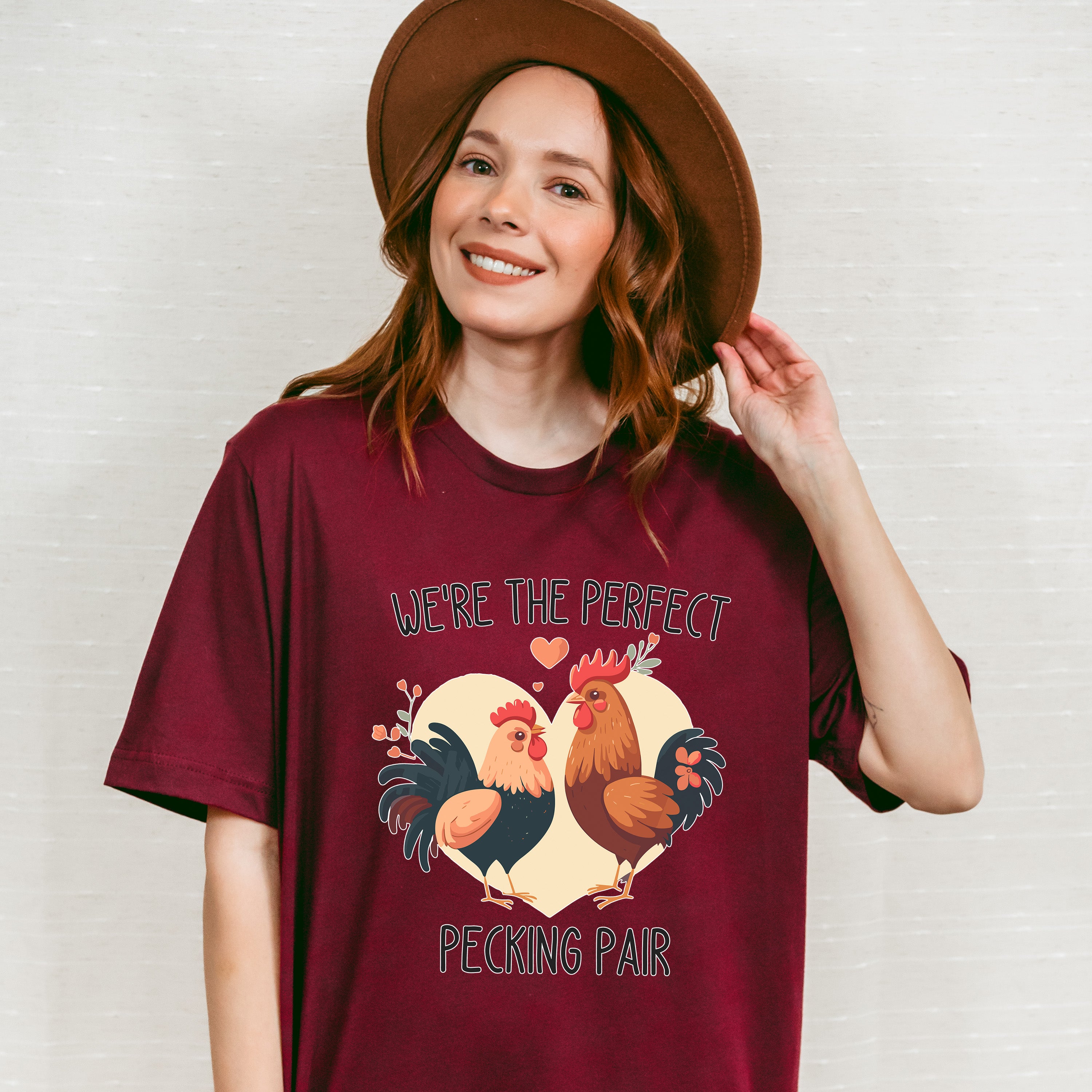 Perfect Pecking Pair Valentines Theme T-shirt, Hoodie, Sweatshirt
