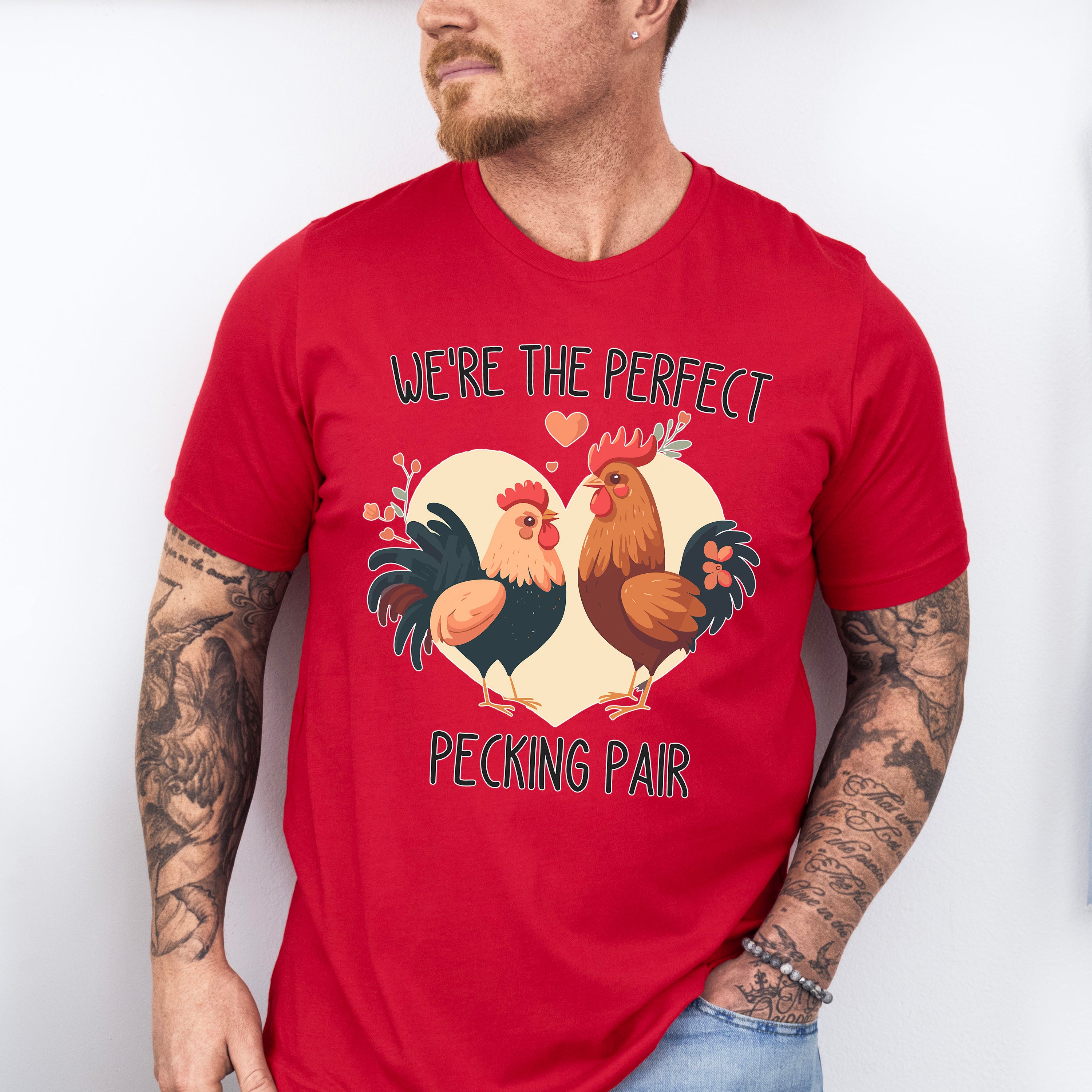 Perfect Pecking Pair Valentines Theme T-shirt, Hoodie, Sweatshirt