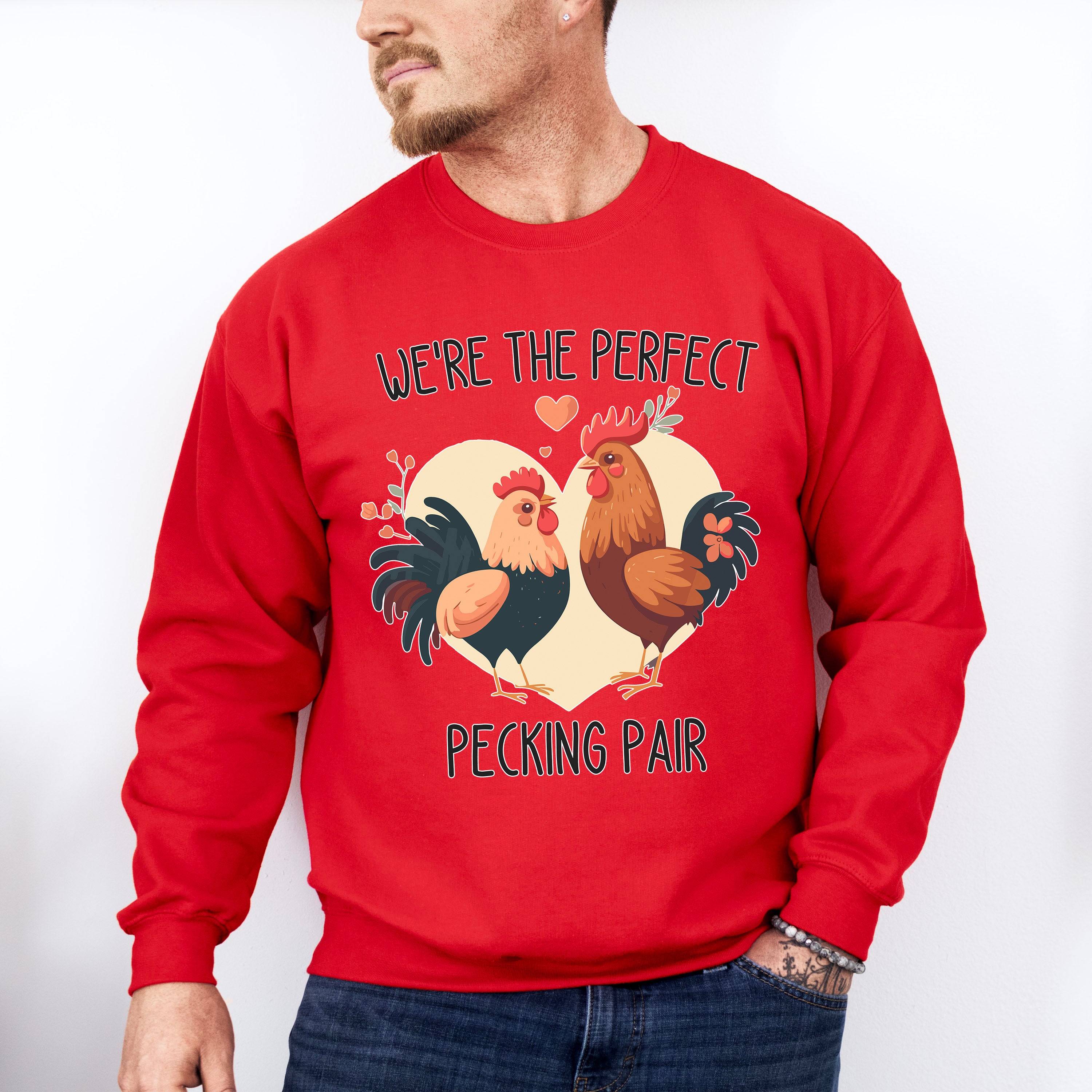 Perfect Pecking Pair Valentines Theme T-shirt, Hoodie, Sweatshirt